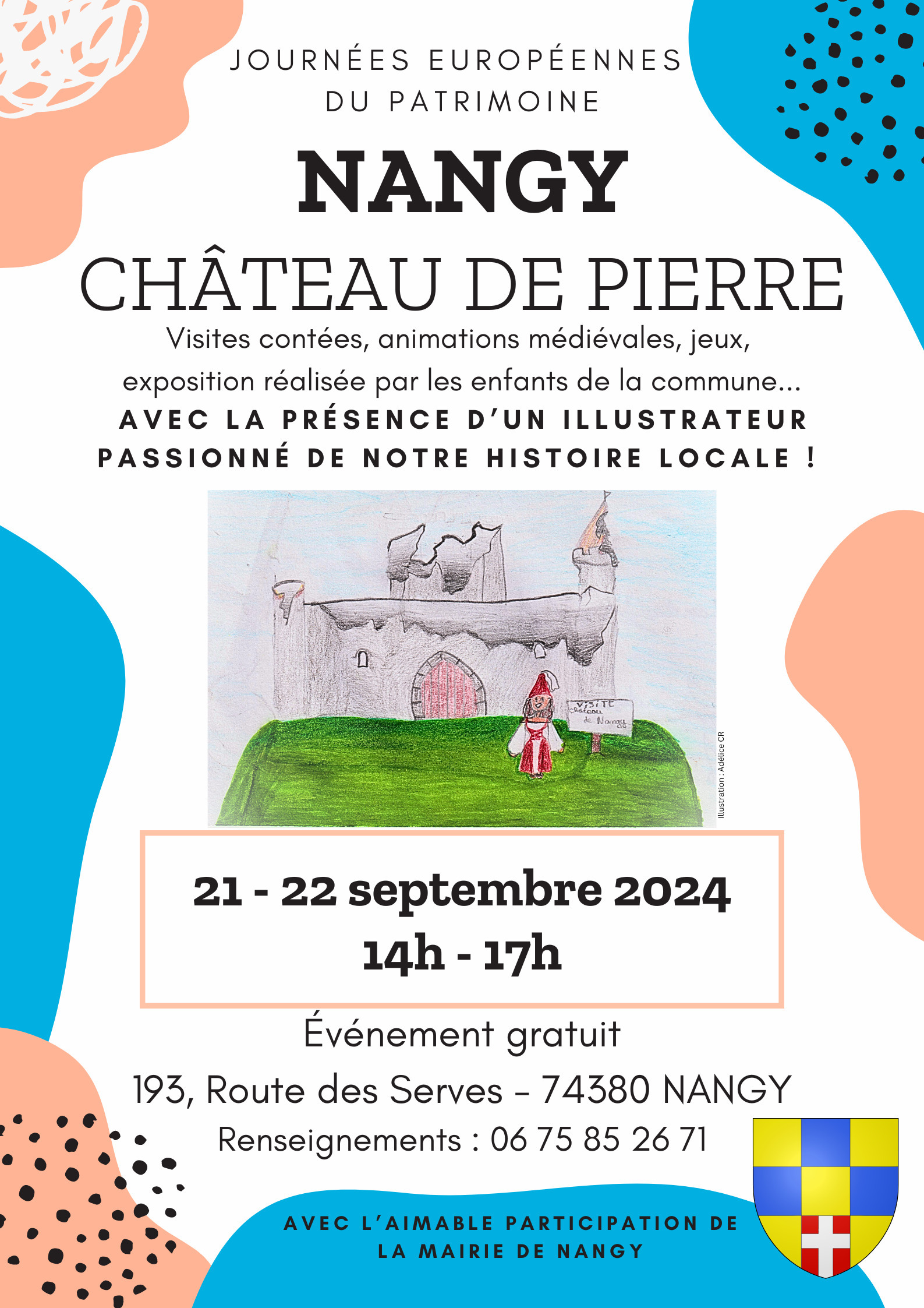 Visites et animations au Château de Pierre Du 21 au 22 sept 2024