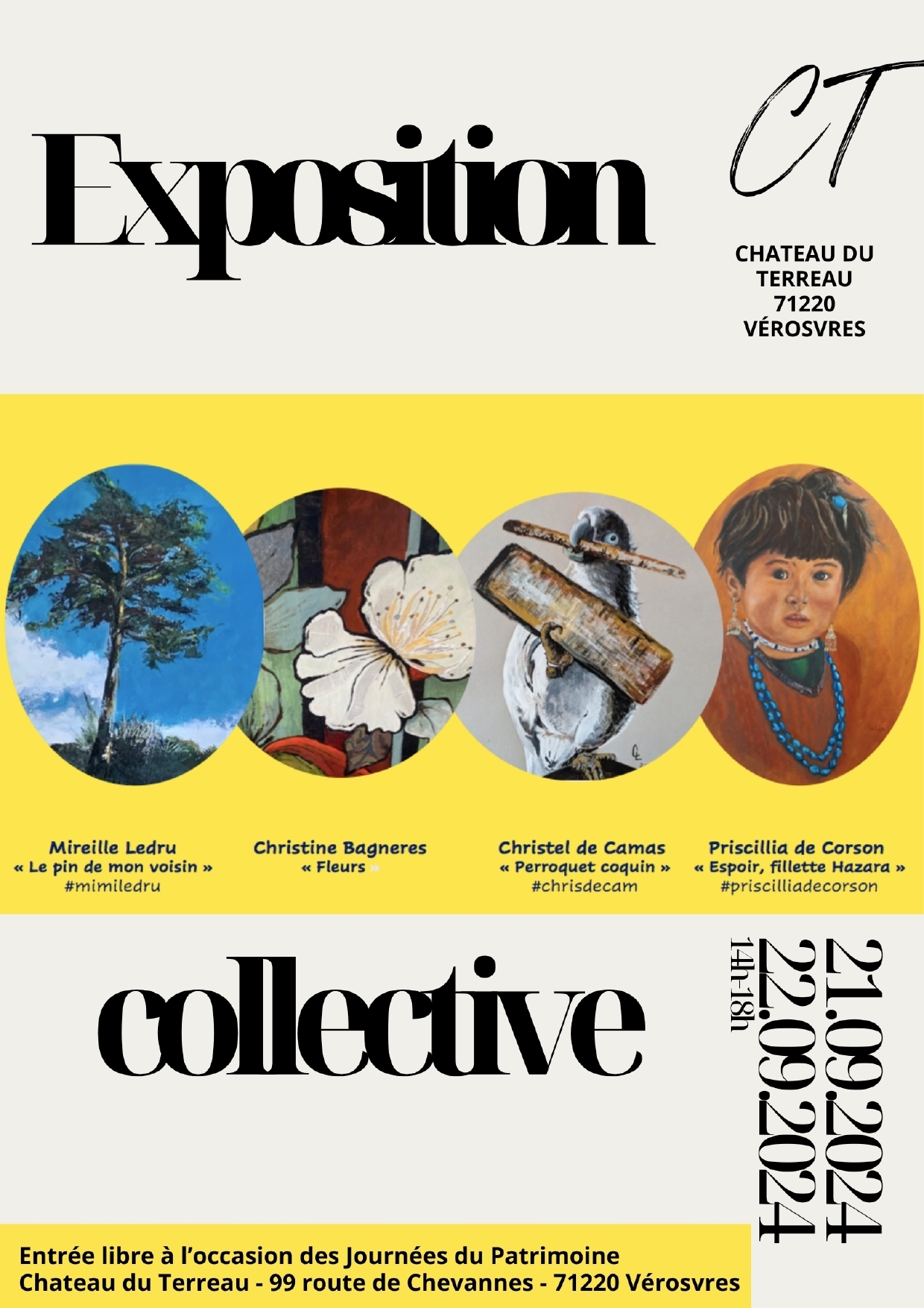 Exposition collective au château du Terreau