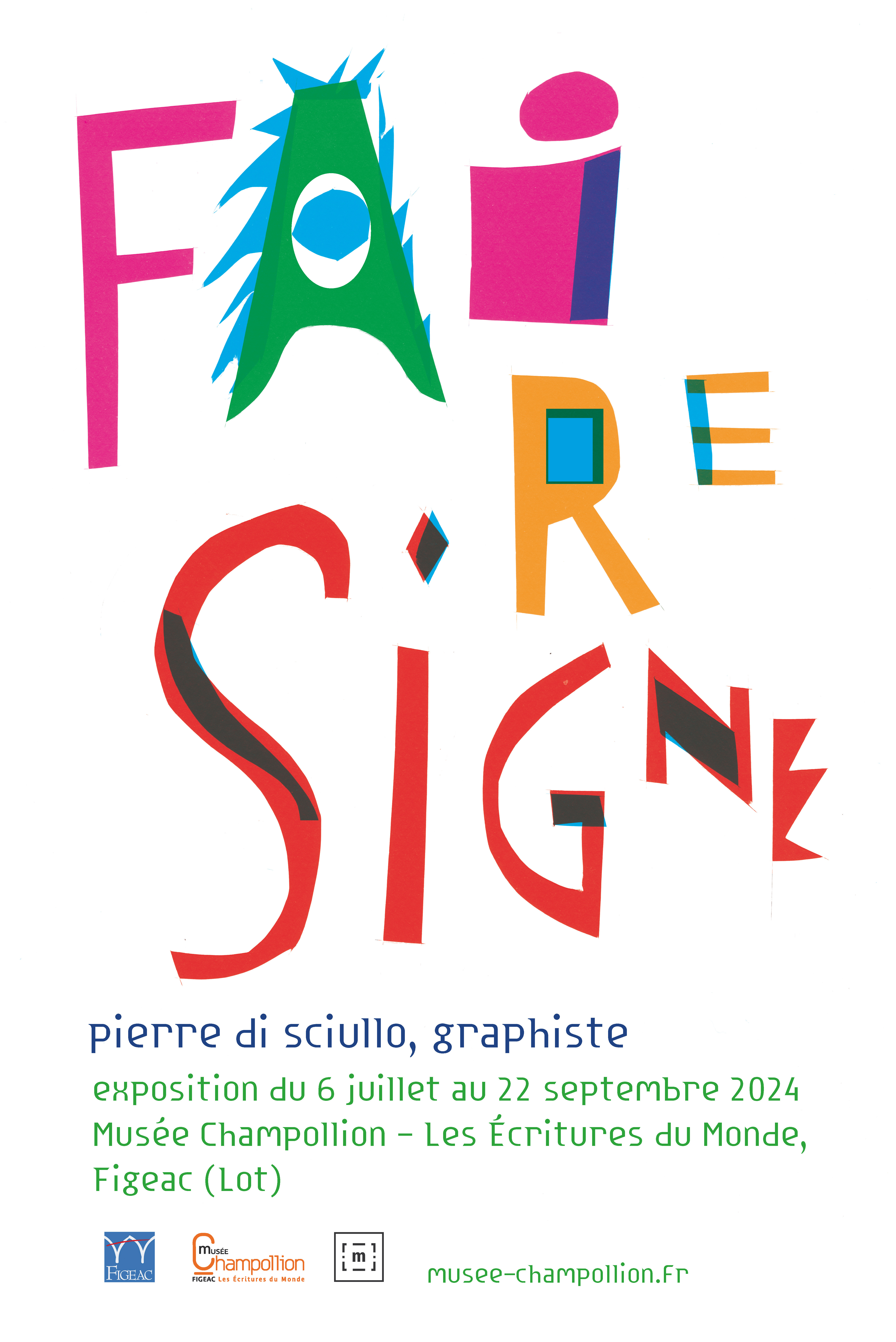 Exposition : « Faire signe » par le graphiste Pierre... Du 21 au 22 sept 2024