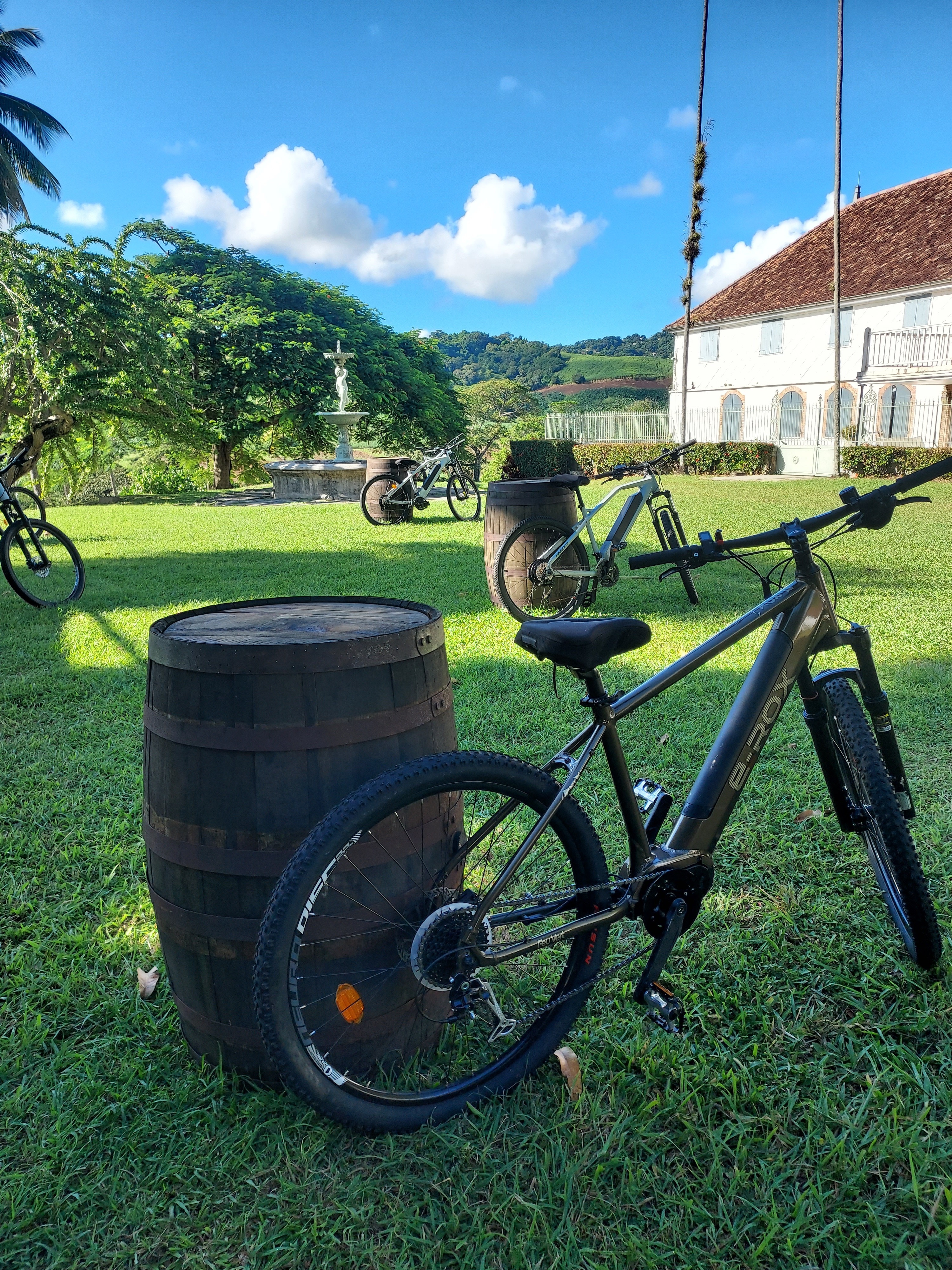 visite guidée à vélo électrique du quartier Galion Trinité
