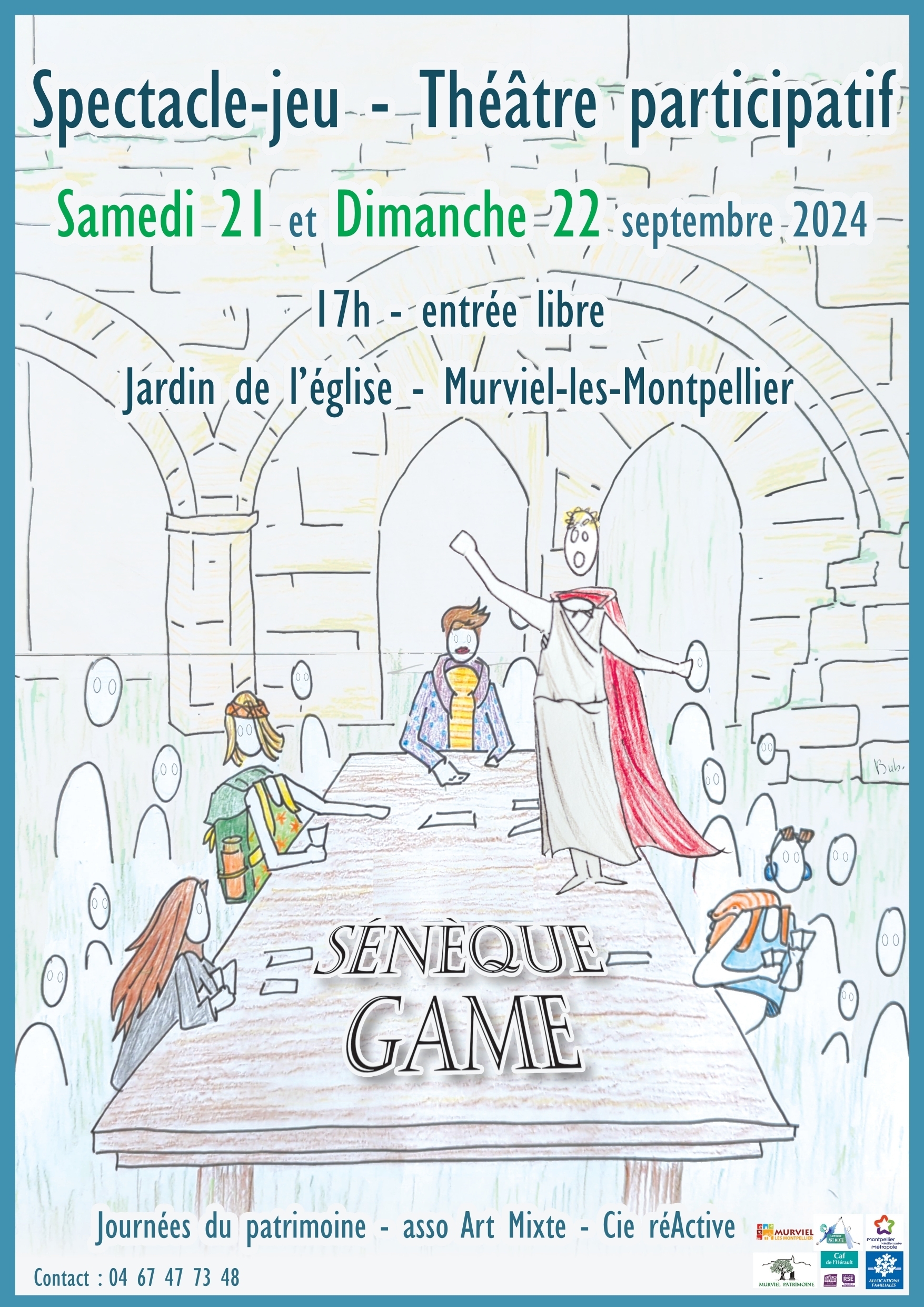 Spectacle de la compagnie Art Mixte : « Sénèque... Du 21 au 22 sept 2024