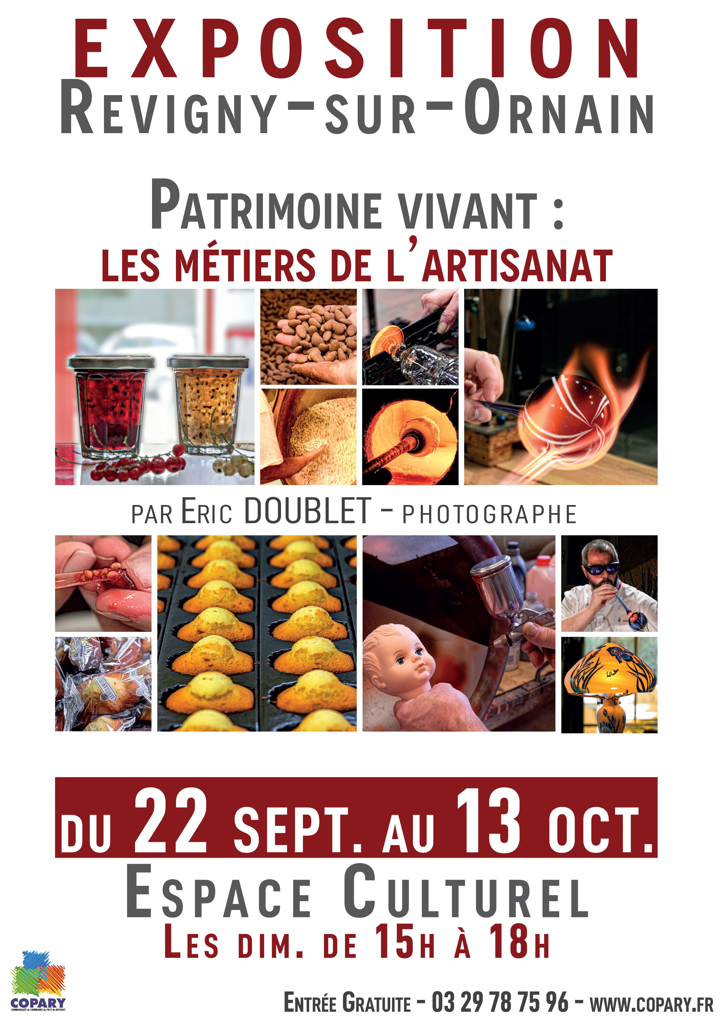 Exposition photos "Patrimoine Vivant, les Métiers de l