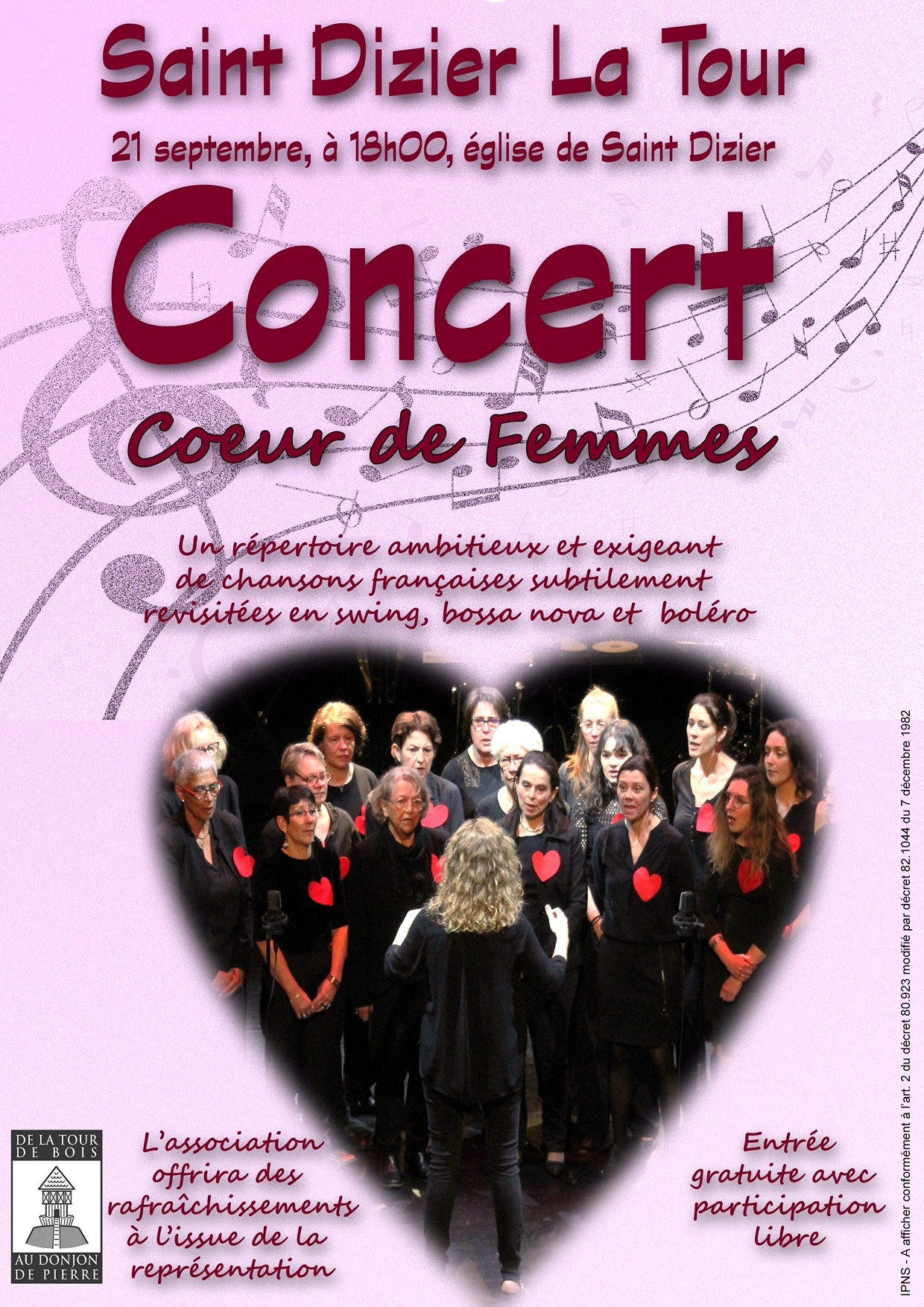 Concert « Coeur de femmes » sous les voûtes... Le 20 sept 2024