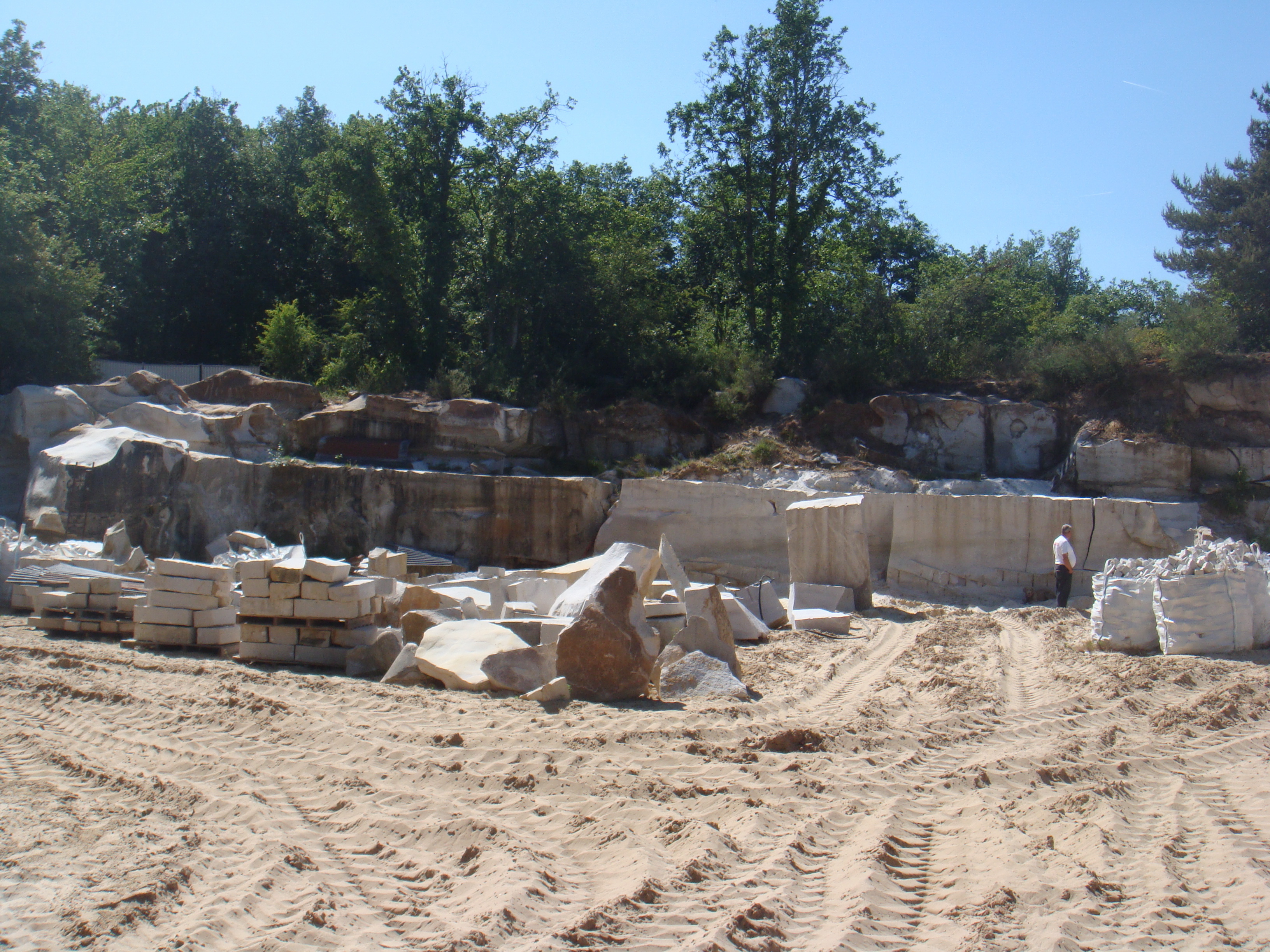 Visite guidée de la carrière les Grès de Fontainebleau