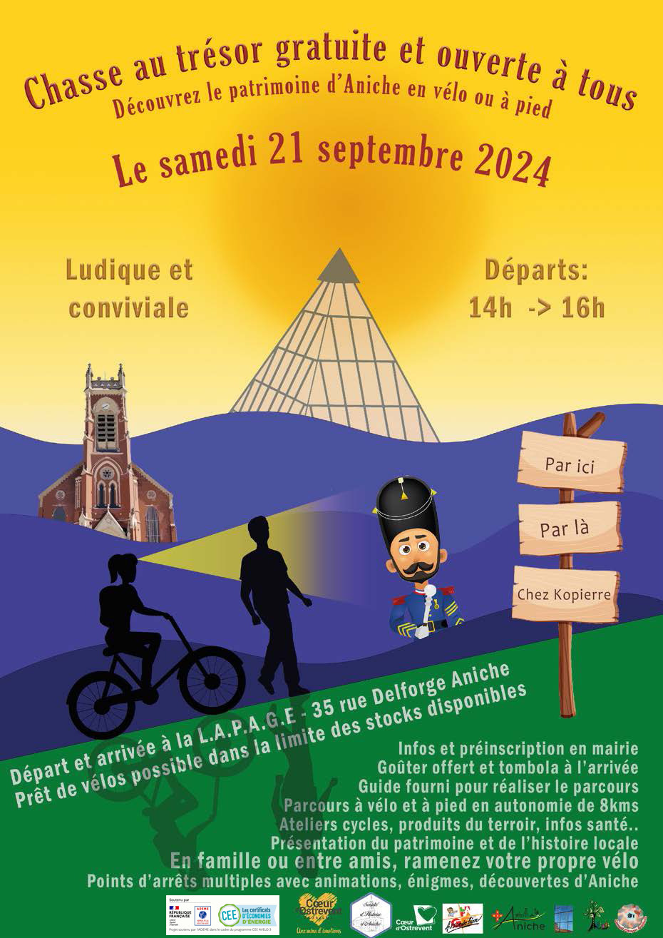 Chasse au trésor Le 21 sept 2024