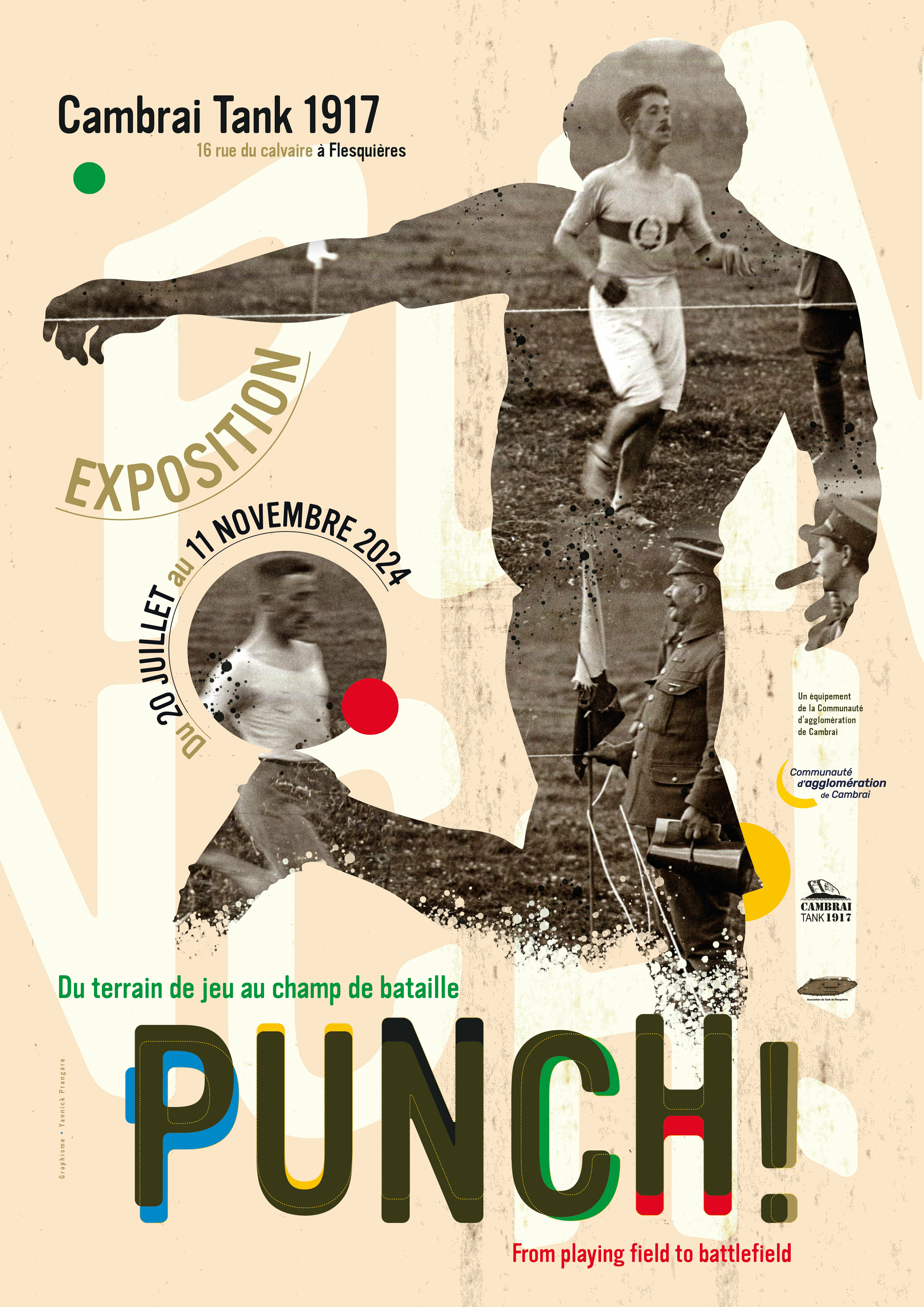 Exposition "Punch ! From playing field to battlefield" Du 21 au 22 sept 2024