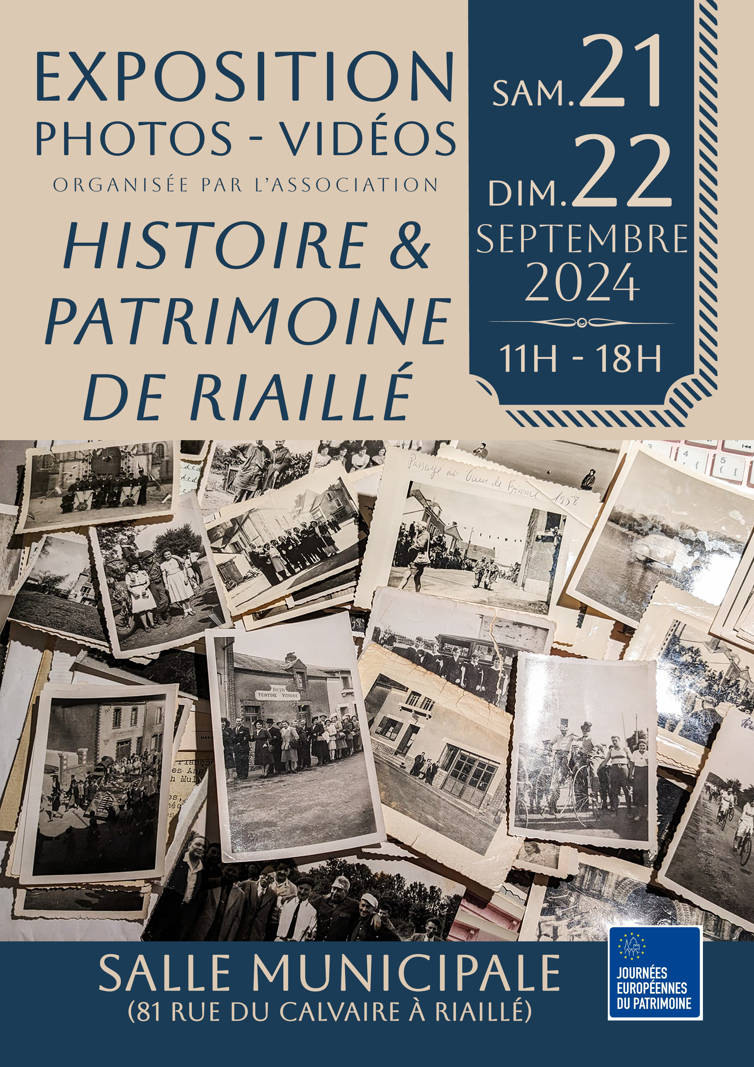 Exposition photos et vidéos anciennes de Riaillé