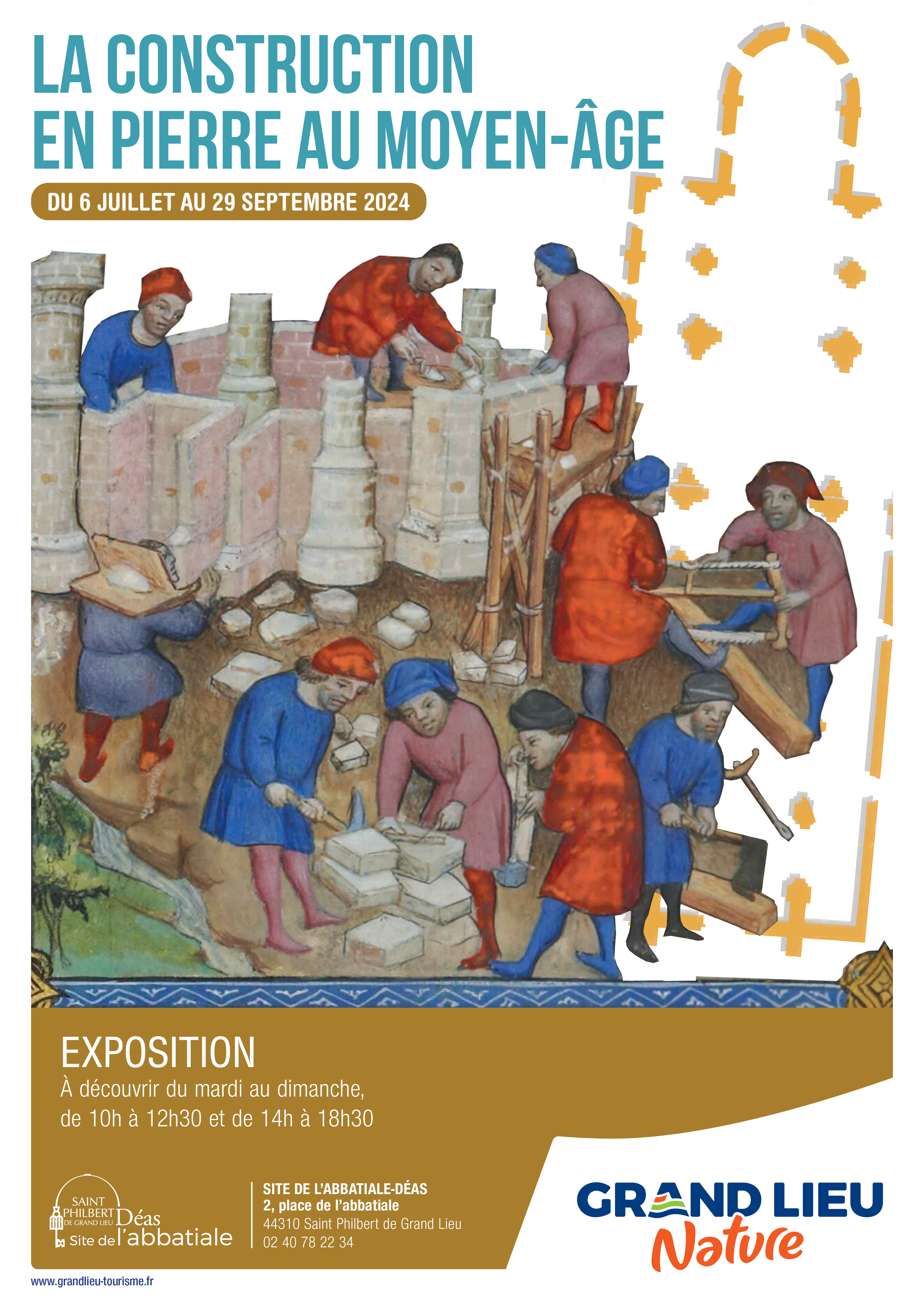 Exposition « La construction en pierre au Moyen Age » Du 21 au 22 sept 2024