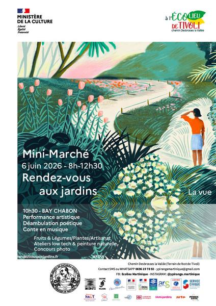 La vue au mini-marché de l'Ecolieu de Tivoli : Bay Chabon, peintures naturelles et concours photo
