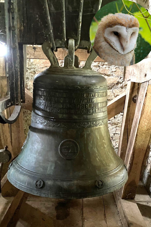 Autour du clocher de la chapelle du Puy-Grand