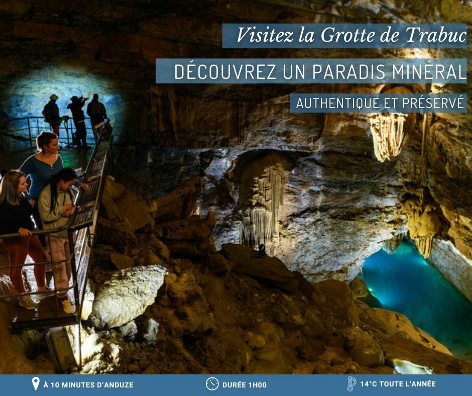 Venez découvrir la grotte de Trabuc Du 21 au 22 sept 2024