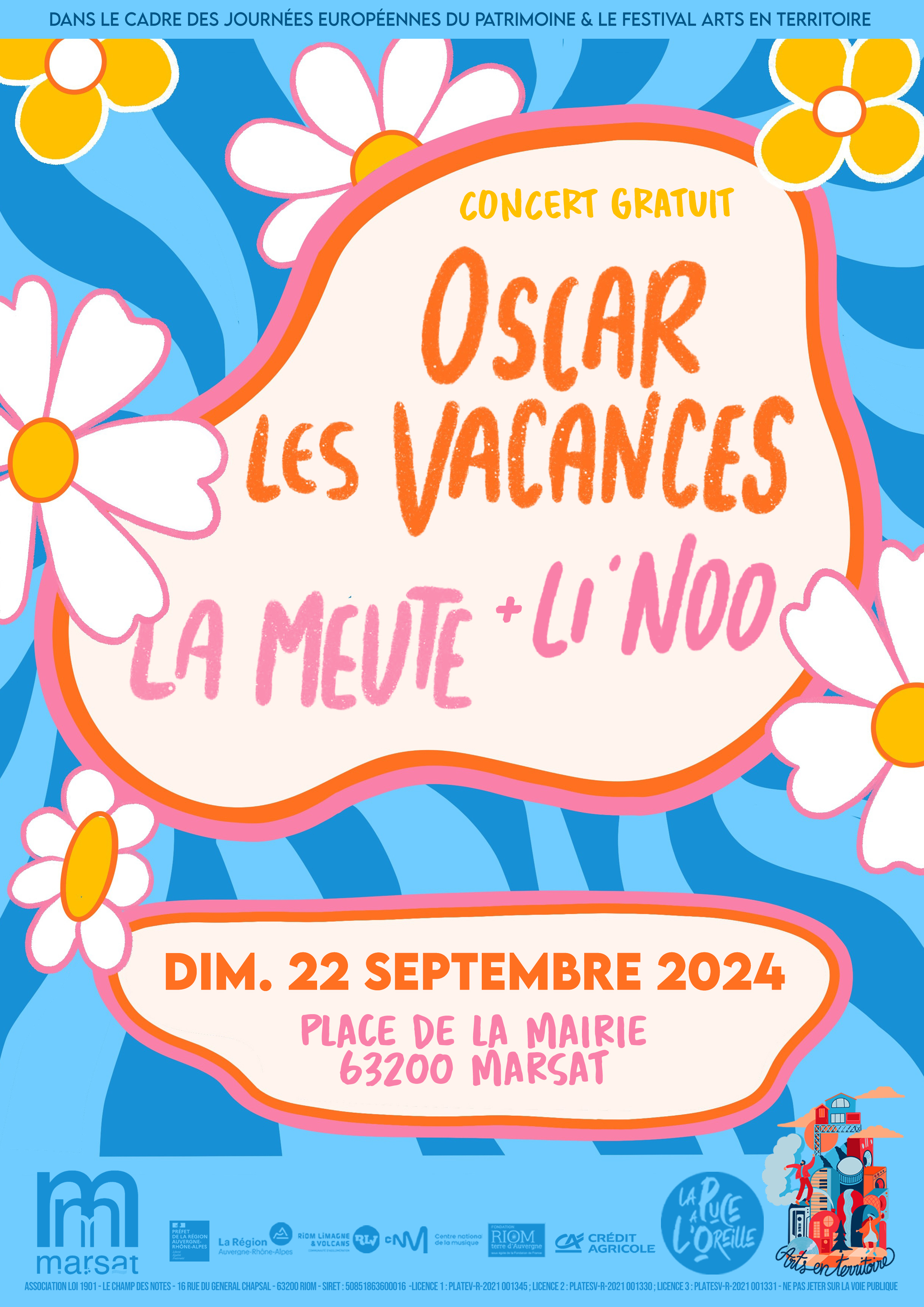 Concert : Oscar Les Vacances + La Meute + Li