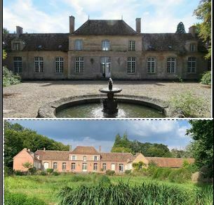 Château de Lauroy : parc et galerie