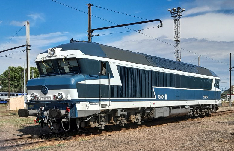 Visite de la locomotive diesel CC-72064 sur le site ferroviaire... Du 21 au 22 sept 2024