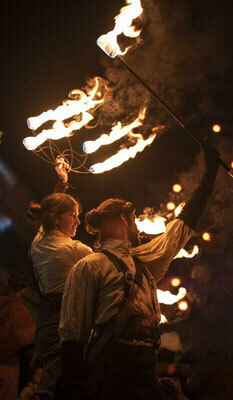 Animations et spectacles dans le centre-ville historique de Luxeuil-les-Bains