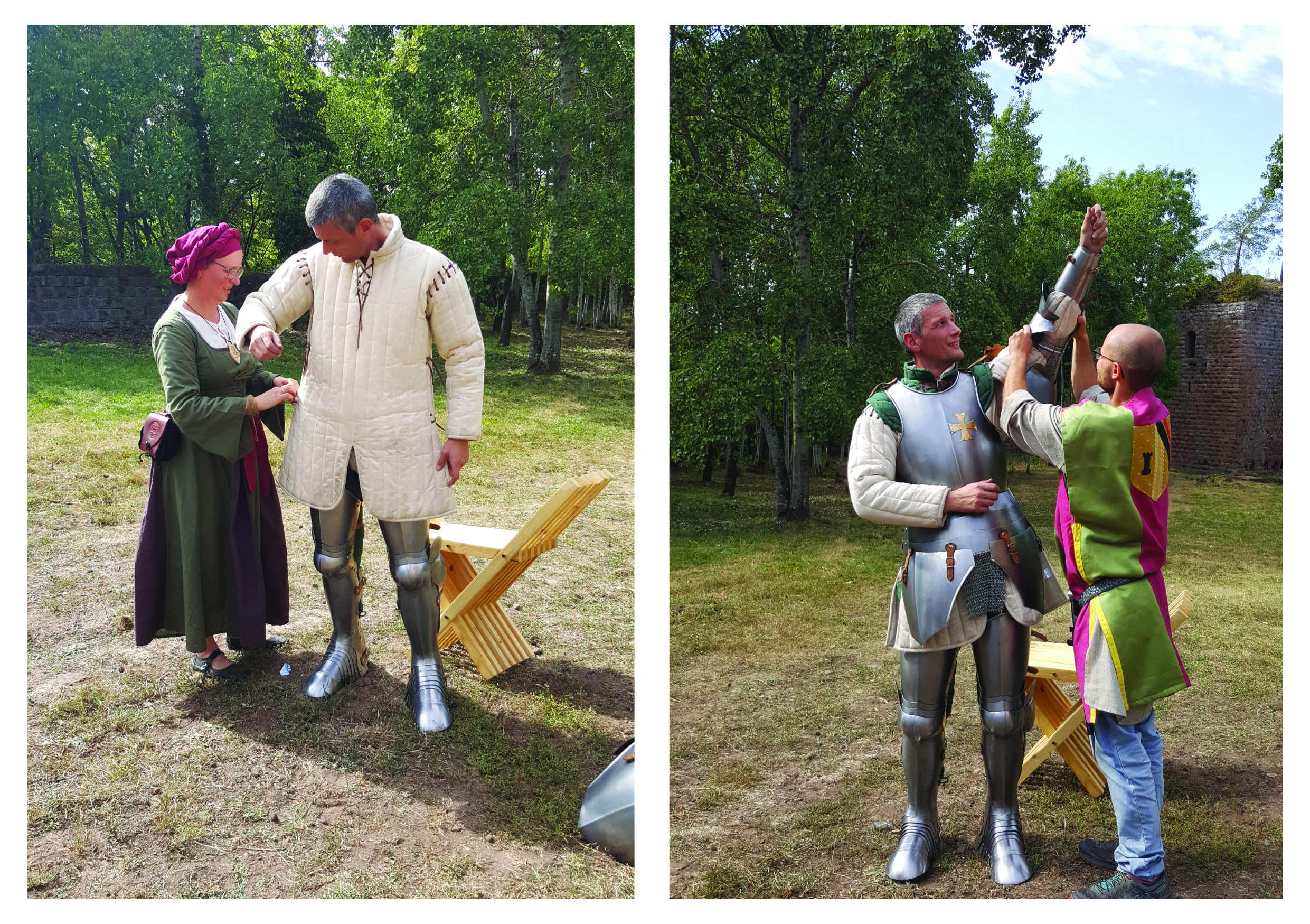 Atelier "Habillage du chevalier" Le 22 sept 2024