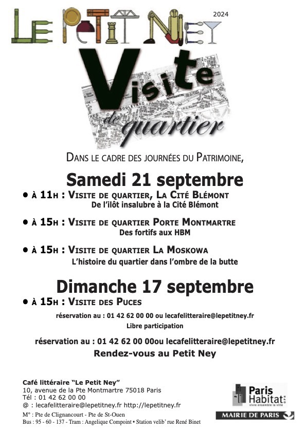 Visite Porte Montmartre Le 21 sept 2024