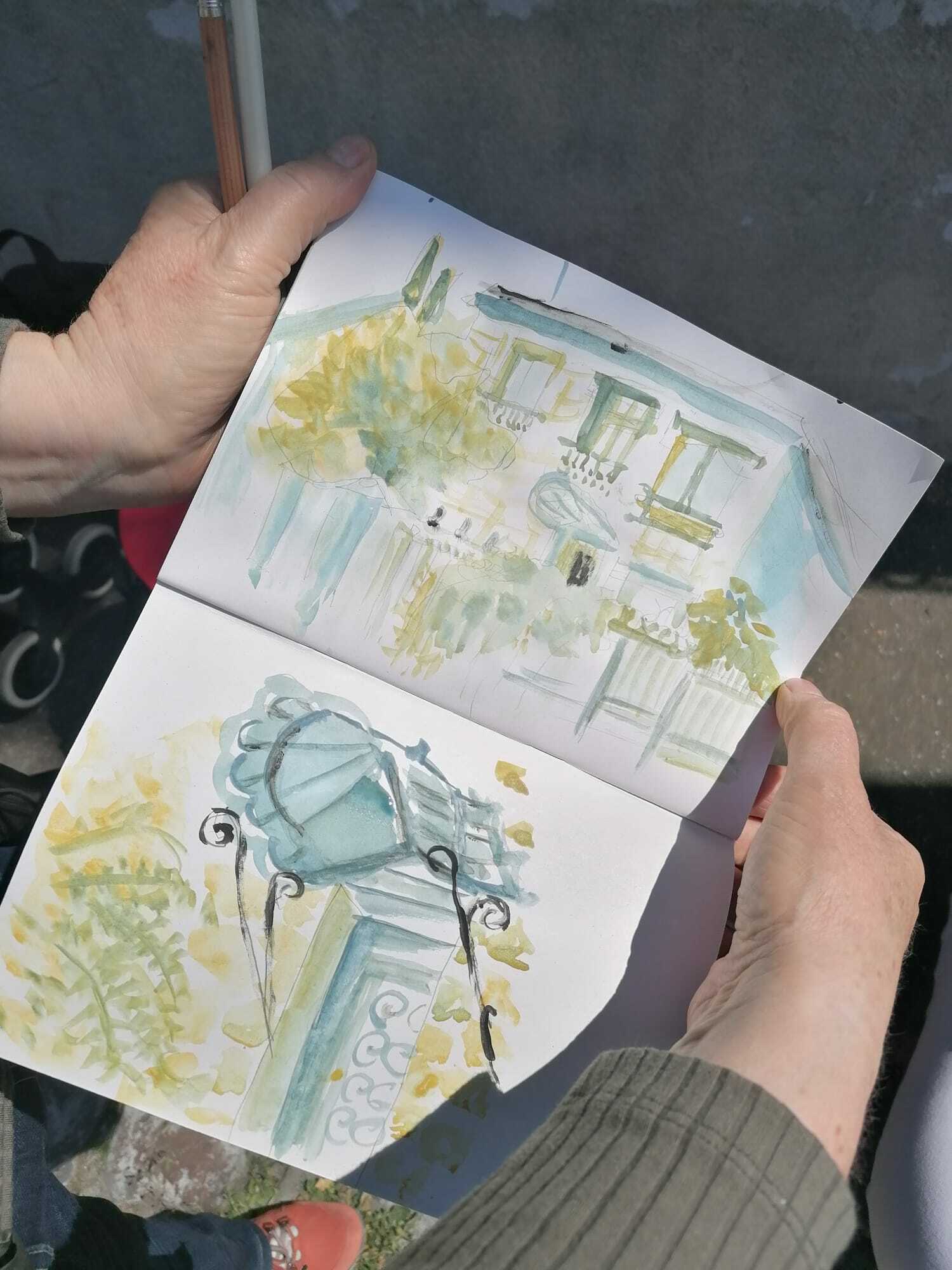 Balade-atelier aquarelliste sur les berges de Seine, par la compagnie EKOKOSMOS