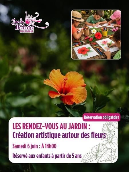 Création artistique au Jardin de Balata