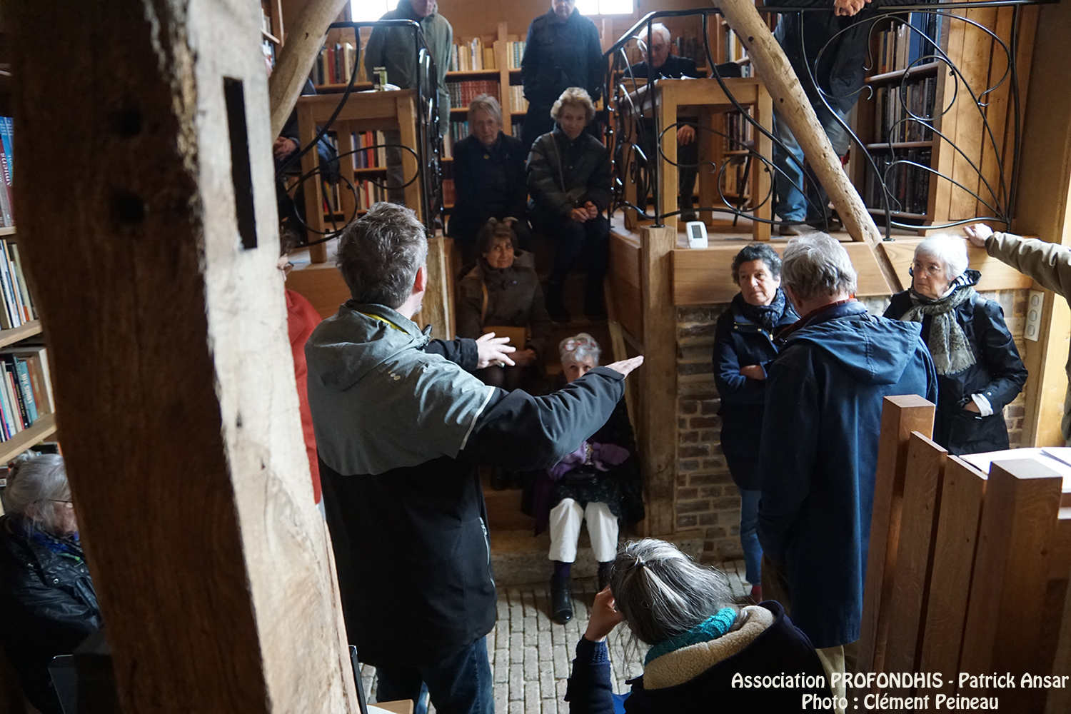 Visite de la bibliothèque Patrick Ansar, une bibliothèque... Du 21 au 22 sept 2024