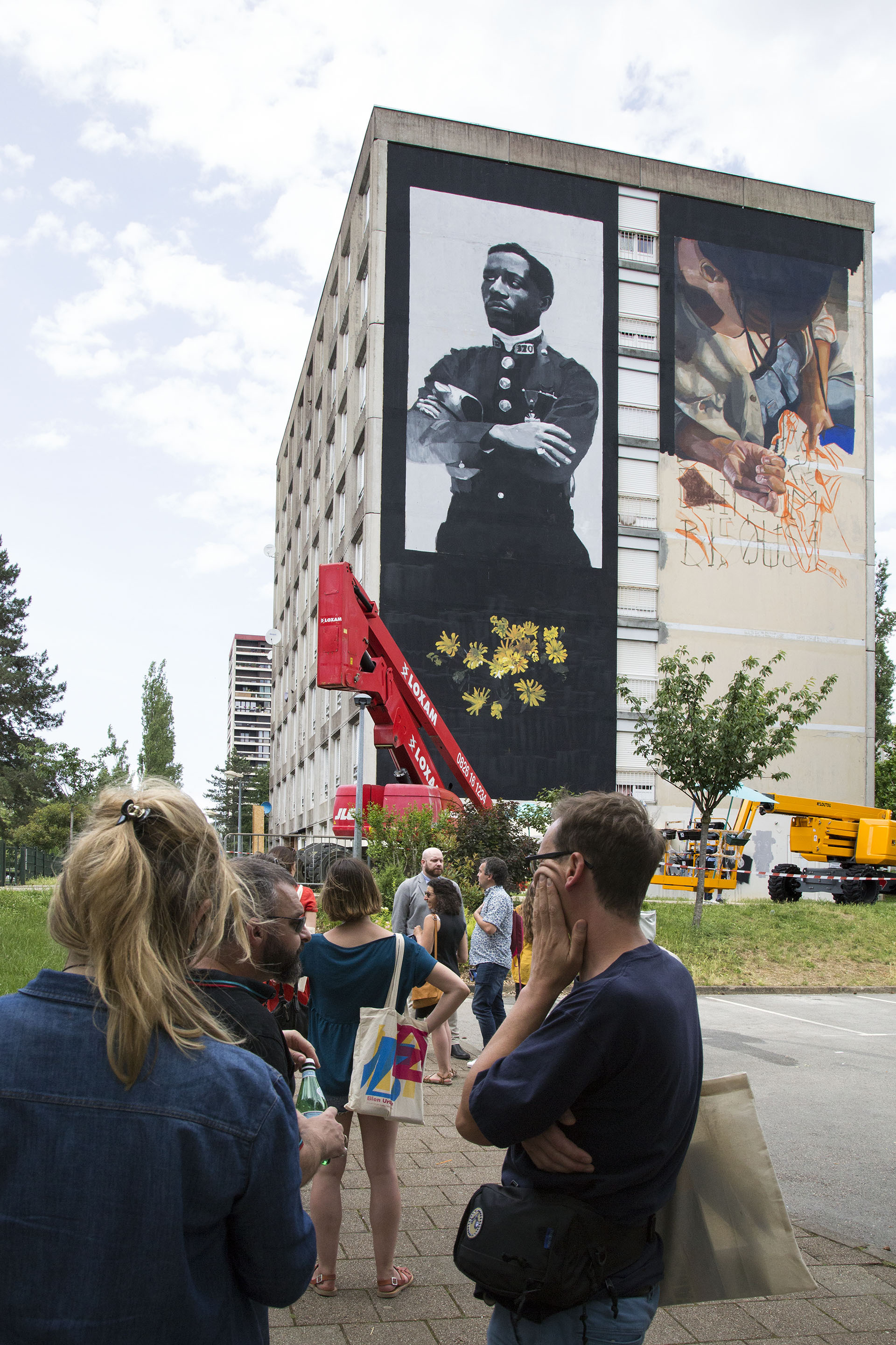 Visite commentée des œuvres du festival Bien Urbain