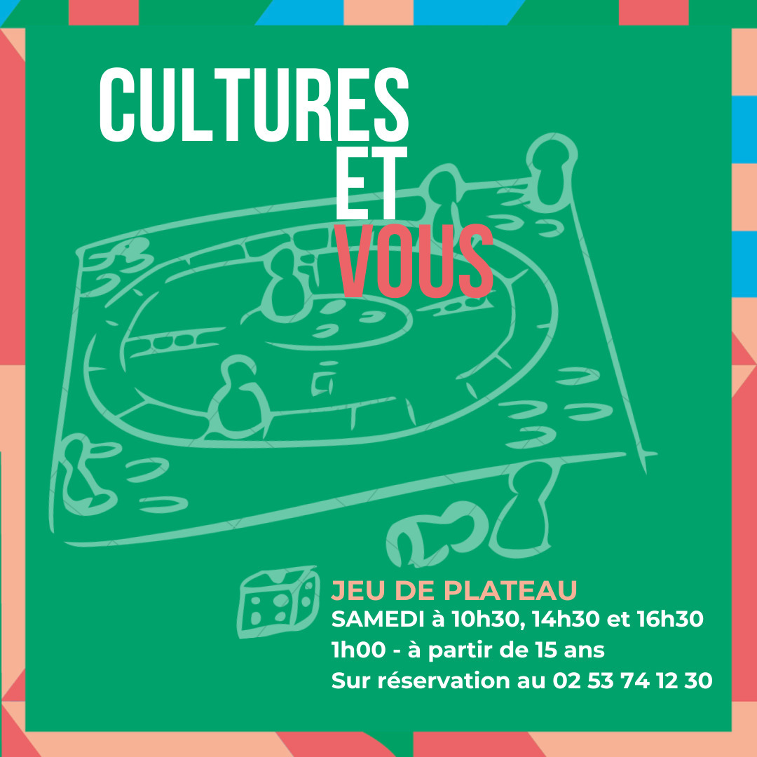 Jeu de plateau : Cultures et vous Le 21 sept 2024