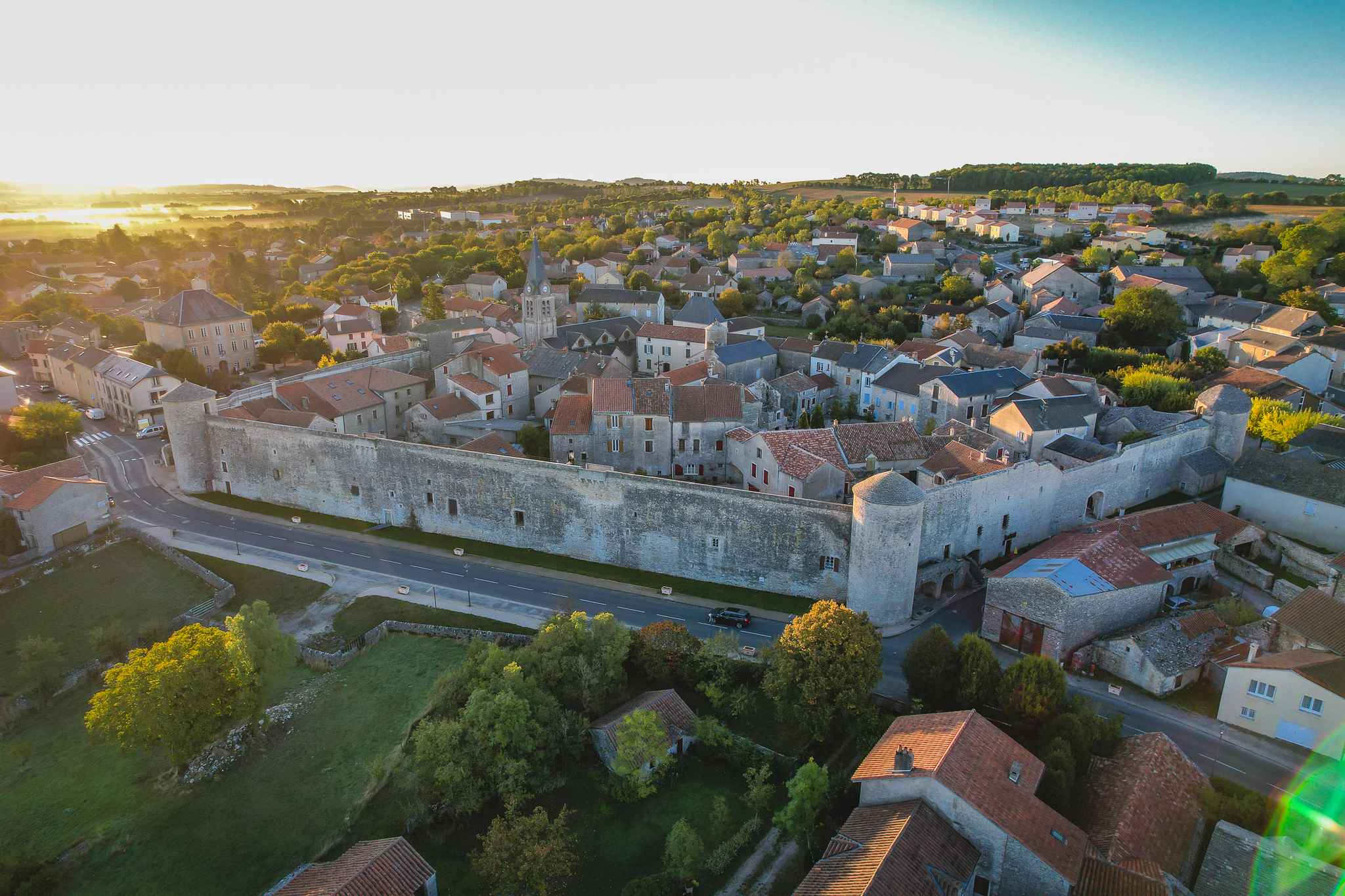 Visite des remparts de La Cavalerie et de l