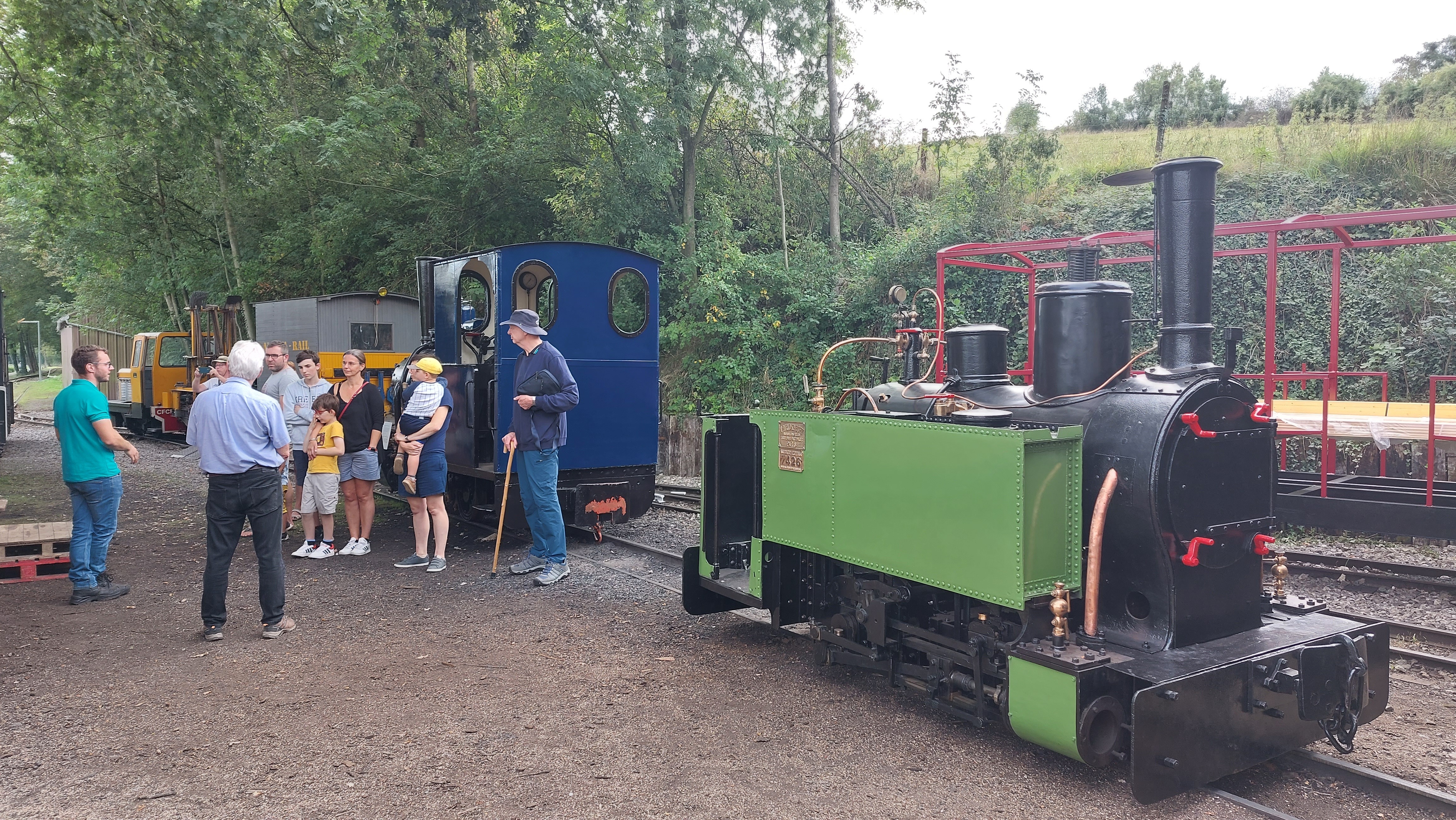 Visite des ateliers du P