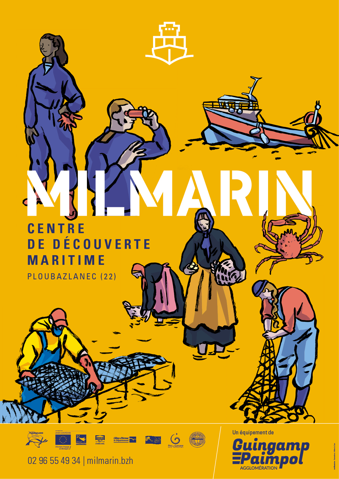 Visite de Milmarin : expositions "Rivages partagés" et "L