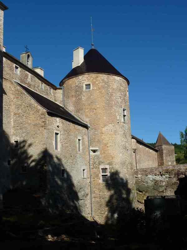 Visite des extérieurs du château de Ruffey