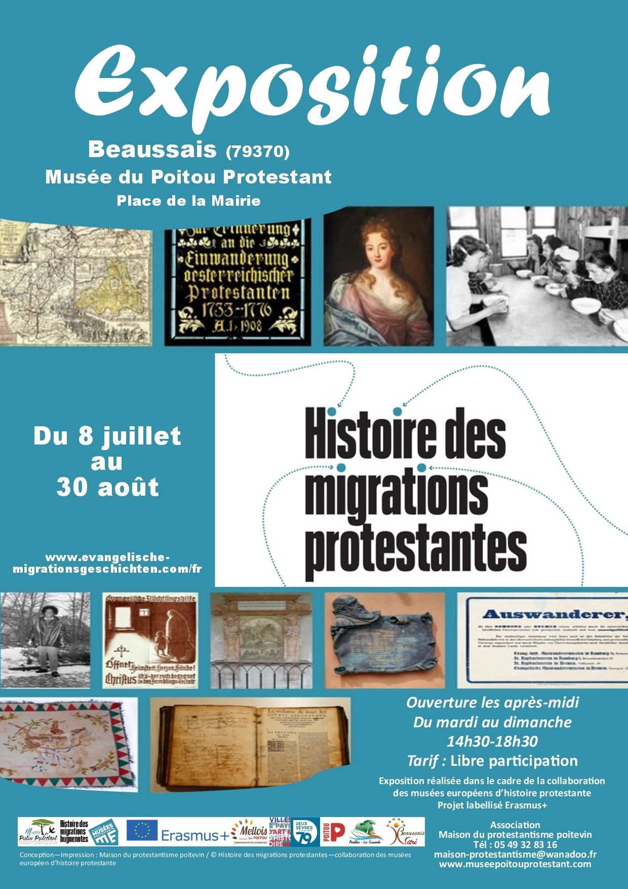 Exposition temporaire : « Histoire des migrations protestantes »