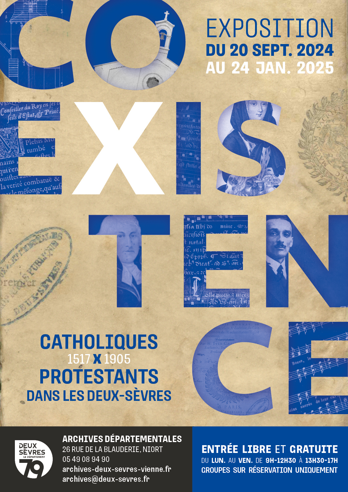 Visites commentées et improvisées Exposition « Coexistence : Catholiques et Protestants dans les De…