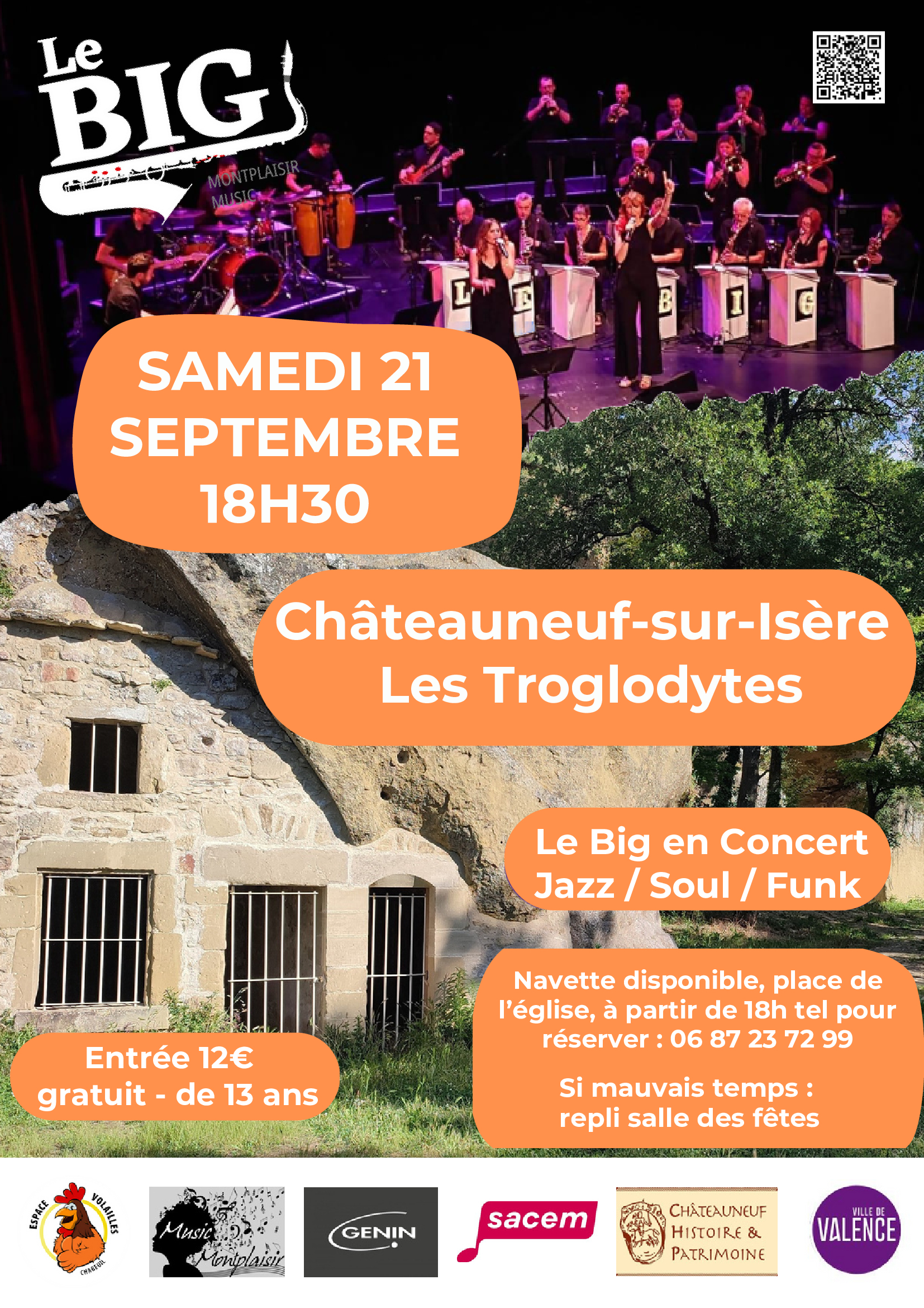 Concert du big montplaisir music Le 21 sept 2024