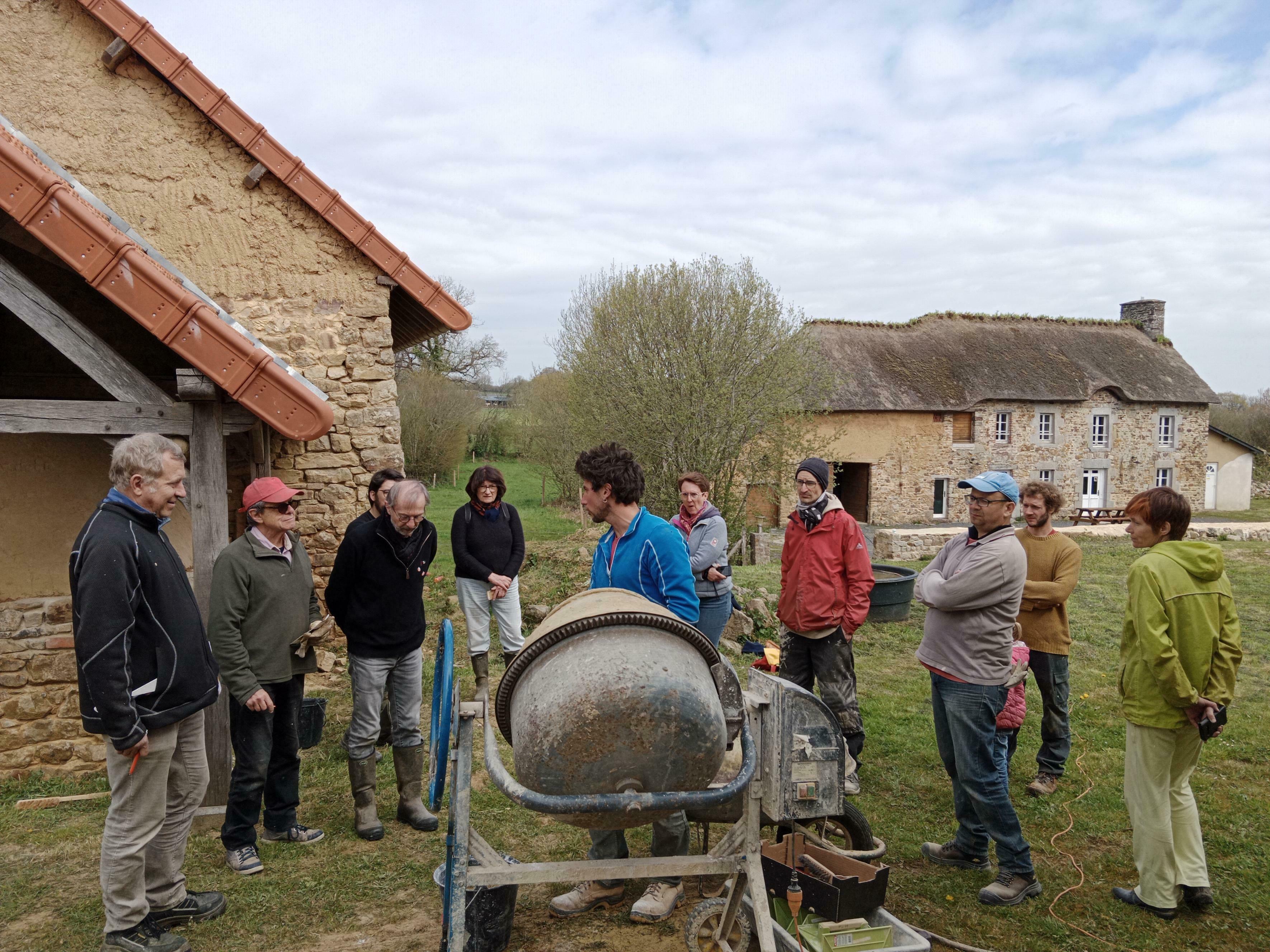 Atelier : chantier correcteur thermique chaux chanvre