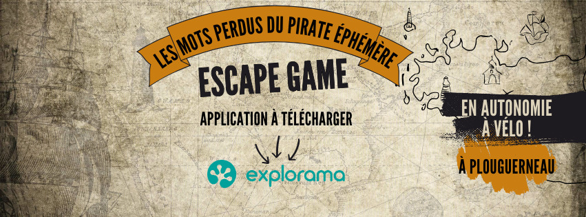 Escape Game en vélo - "Les mots perdus du pirate éphémère"