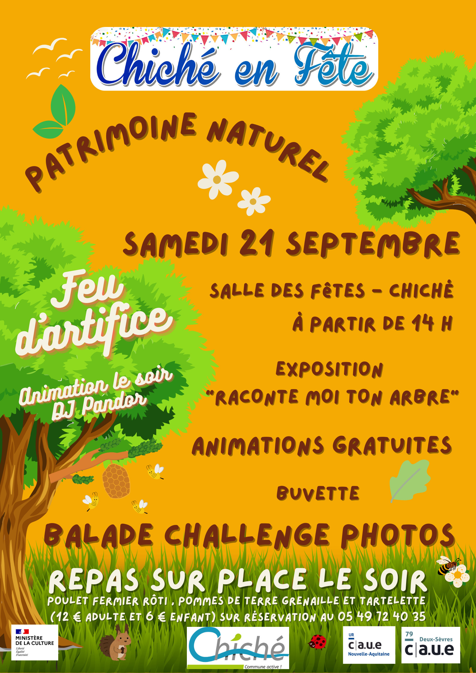 Découvrez le patrimoine naturel de Chiché à... Du 21 au 22 sept 2024