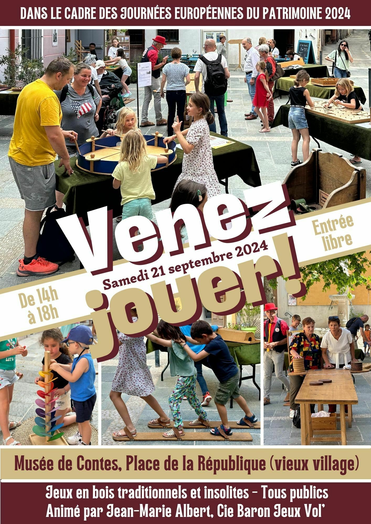 VENEZ JOUER SUR LA PLACE DE LA RÉPUBLIQUE Le 21 sept 2024