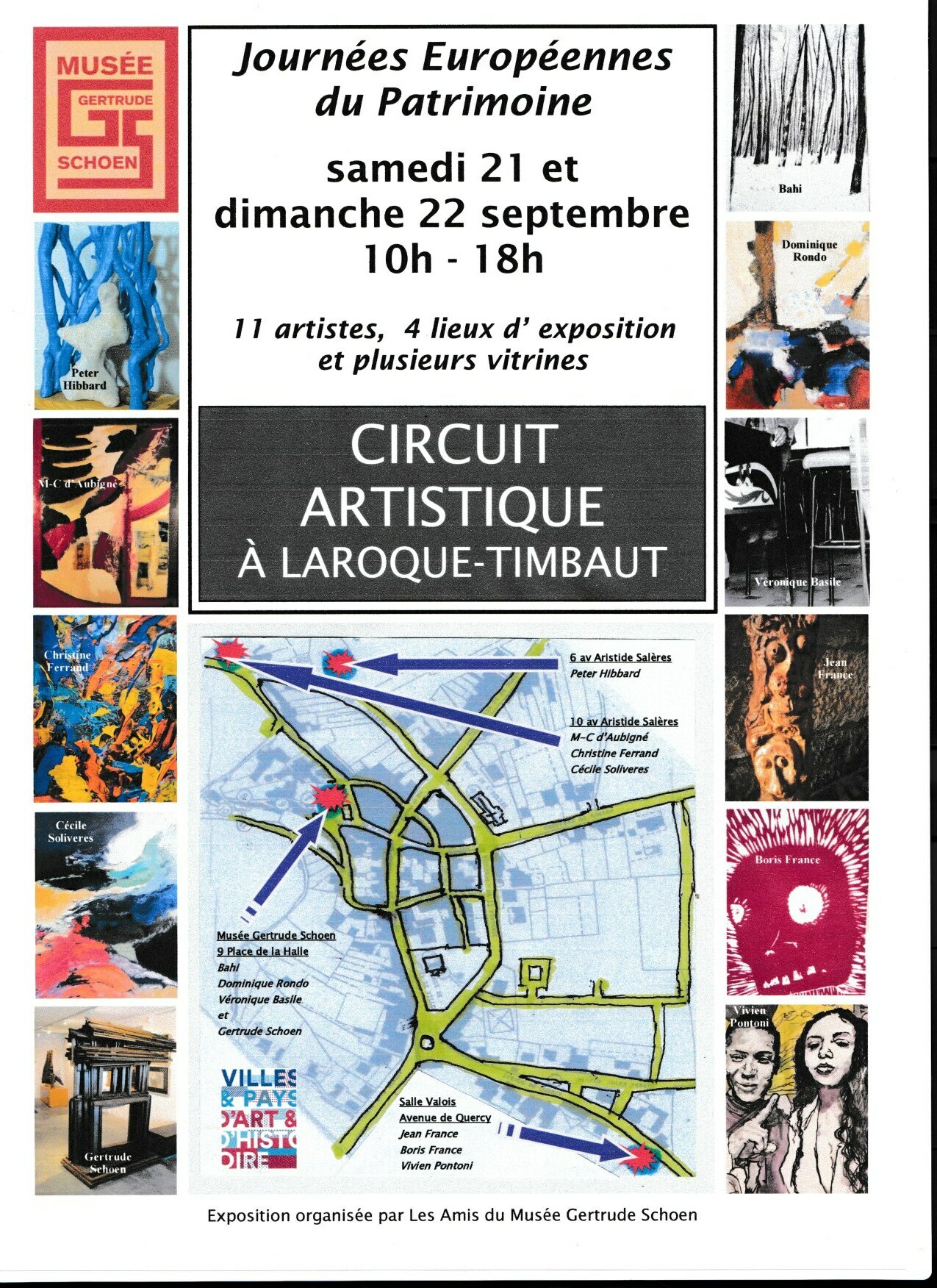 Circuit artistique à Laroque-Timbaut Du 21 au 22 sept 2024