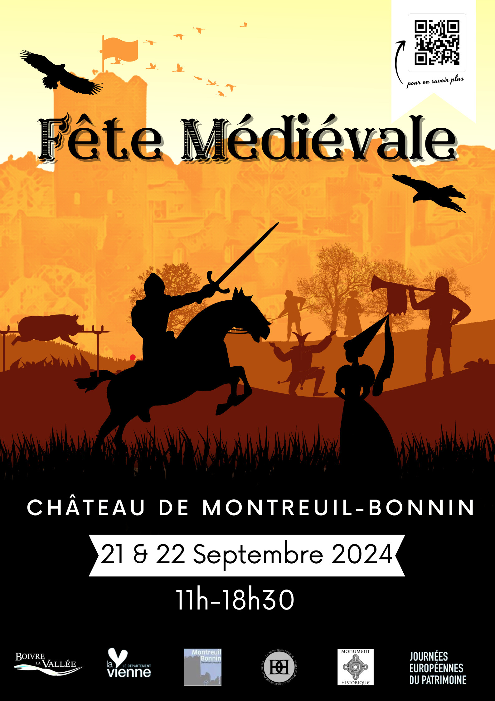 Fête médiévale au château de Montreuil... Du 21 au 22 sept 2024