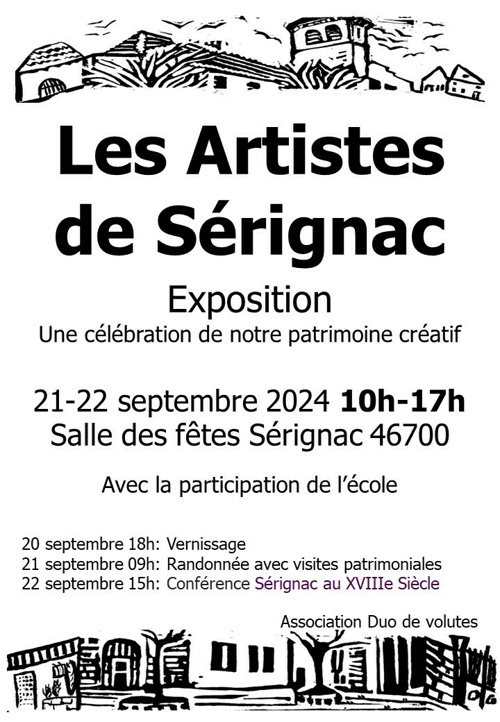 Exposition : « Les artistes de Sérignac »