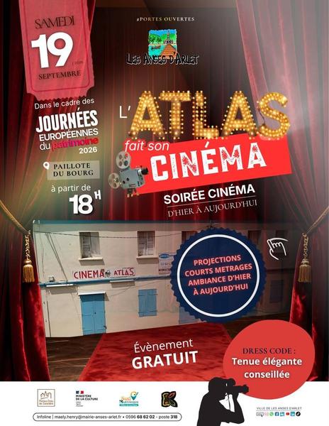 L’ATLAS fait son cinéma – Soirée cinéma d’hier à aujourd’hui