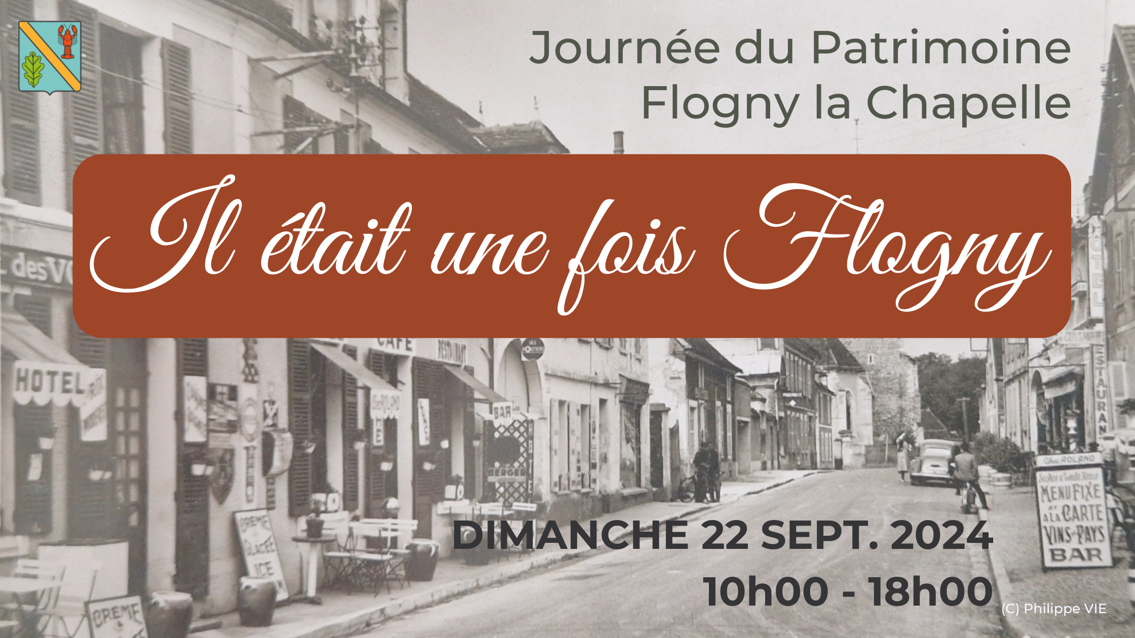 Exposition « Il était une fois Flogny » Le 22 sept 2024