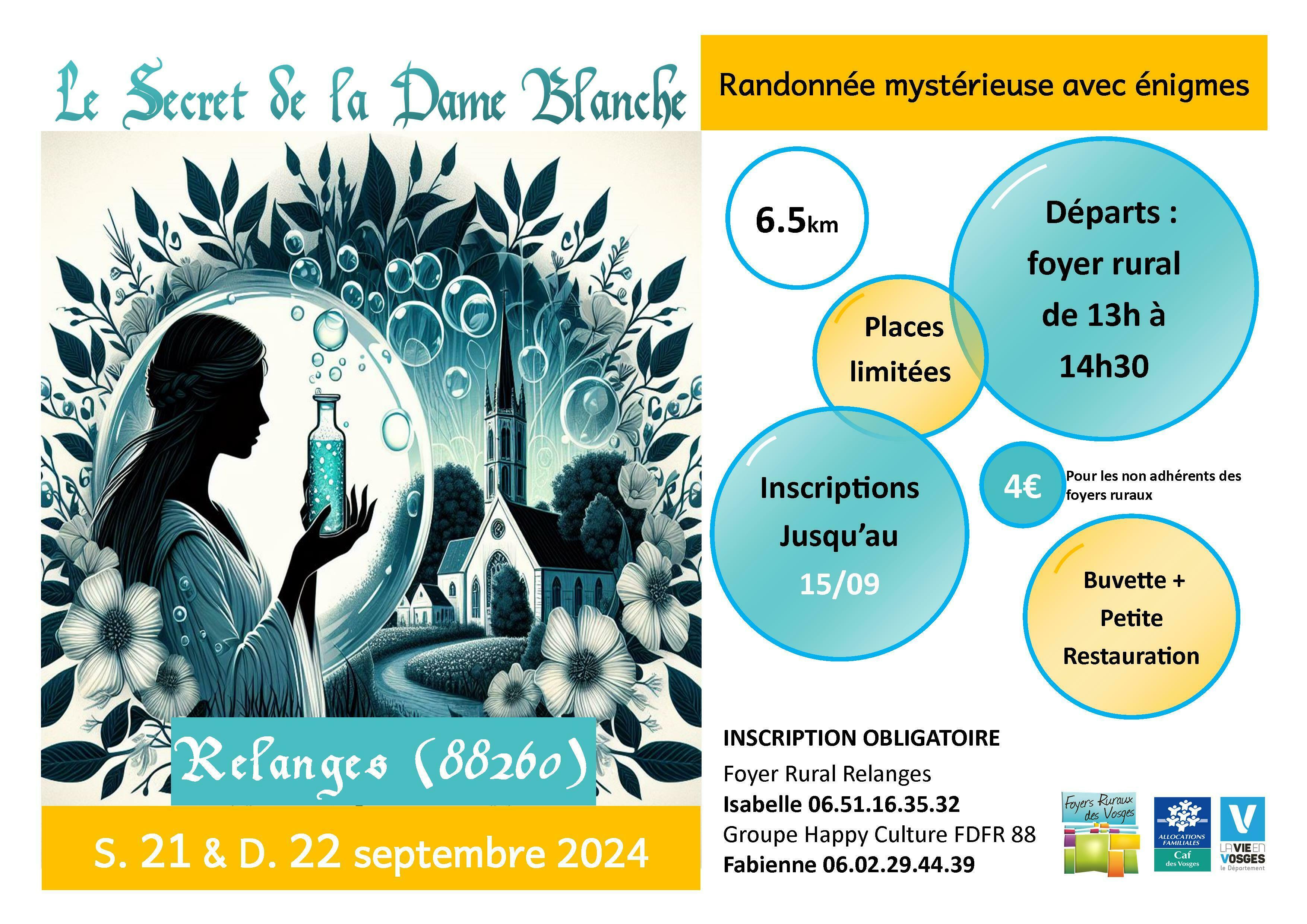 Randonnée mystère "À la découverte... Du 21 au 22 sept 2024