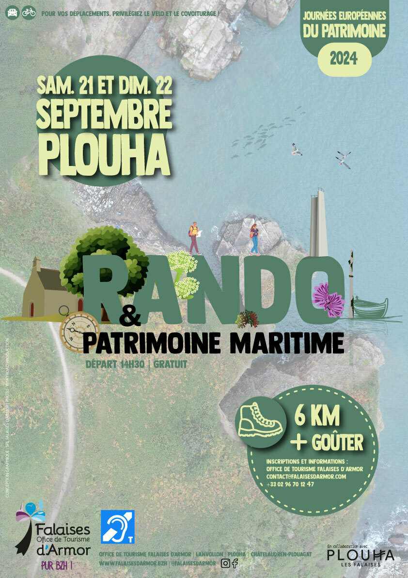 Rando Patrimoine Maritime Du 21 au 22 sept 2024