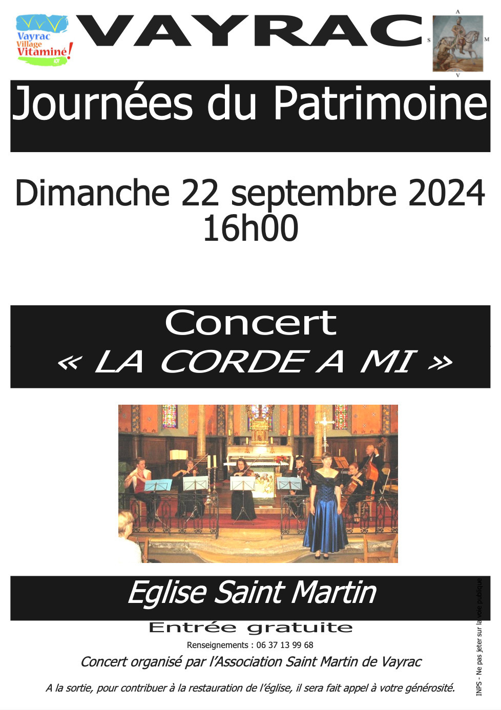 « La Corde à Mi » : concert d