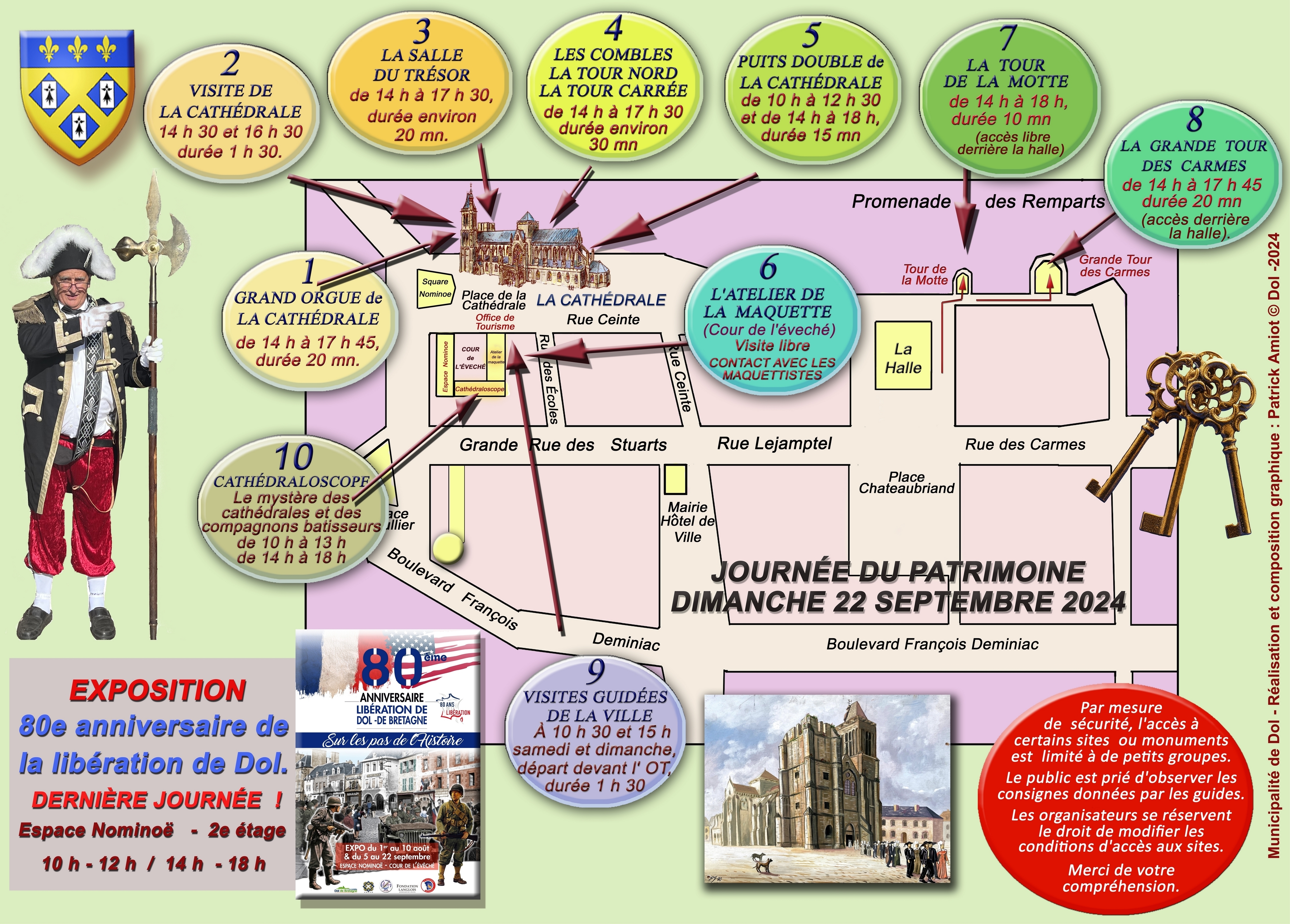 Un dimanche du Patrimoine à Dol-de-Bretagne Le 22 sept 2024