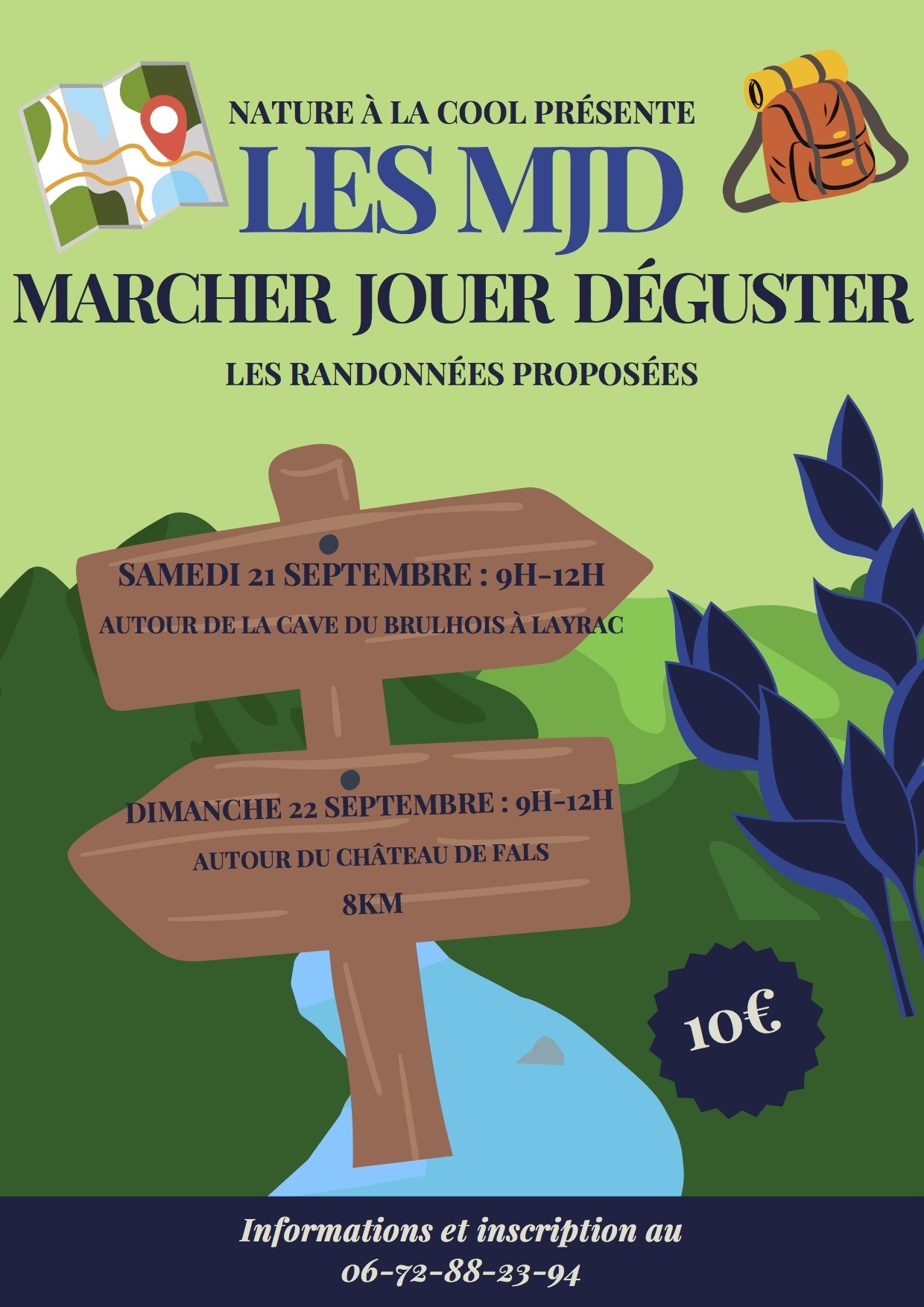 Randonnée MJD : marcher, jouer, déguster Le 22 sept 2024