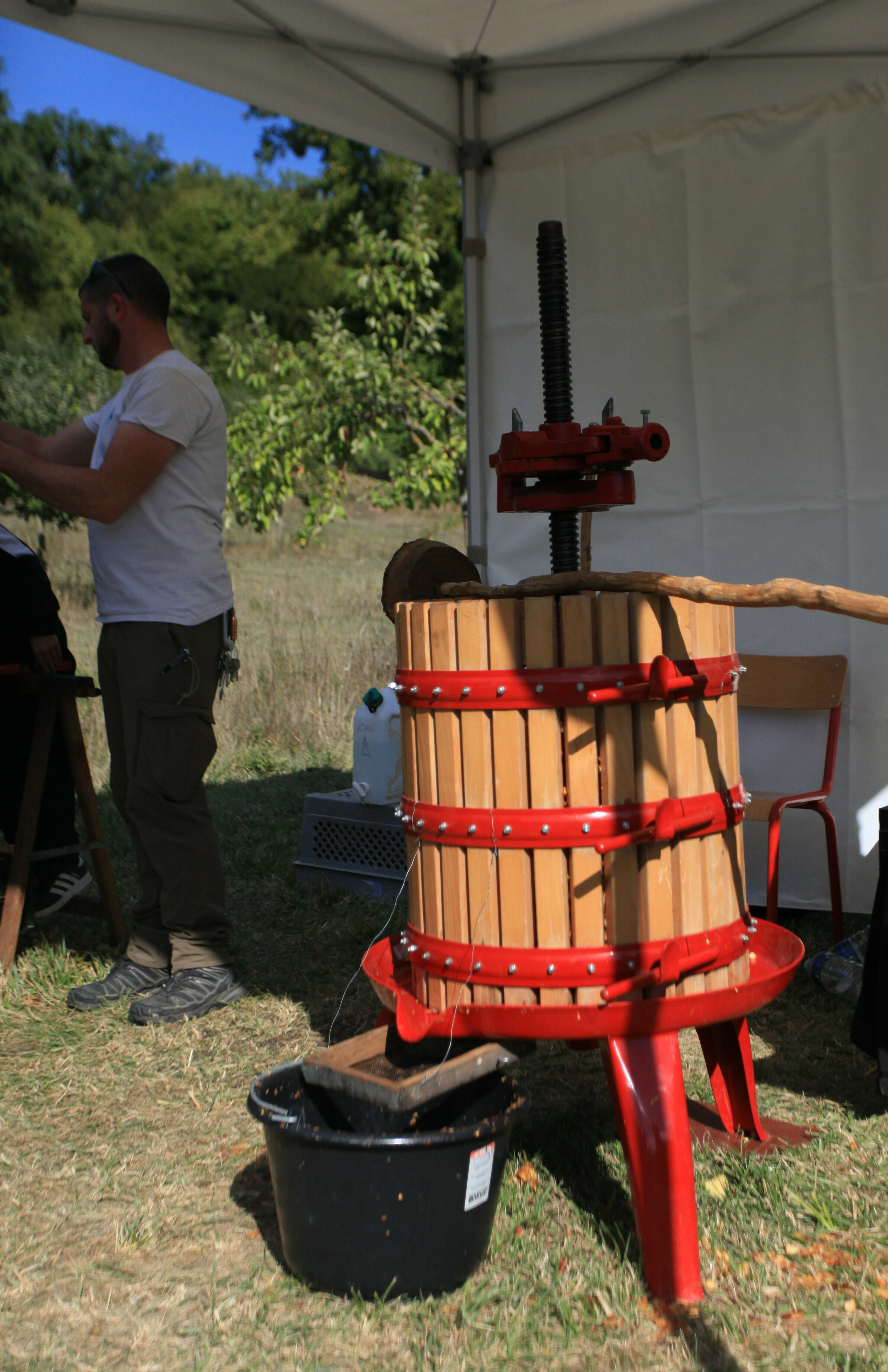 Atelier pressage de pommes