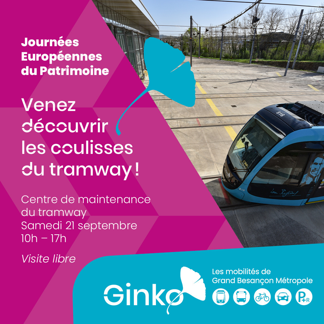 Visite du Centre de maintenance du tramway de Besançon