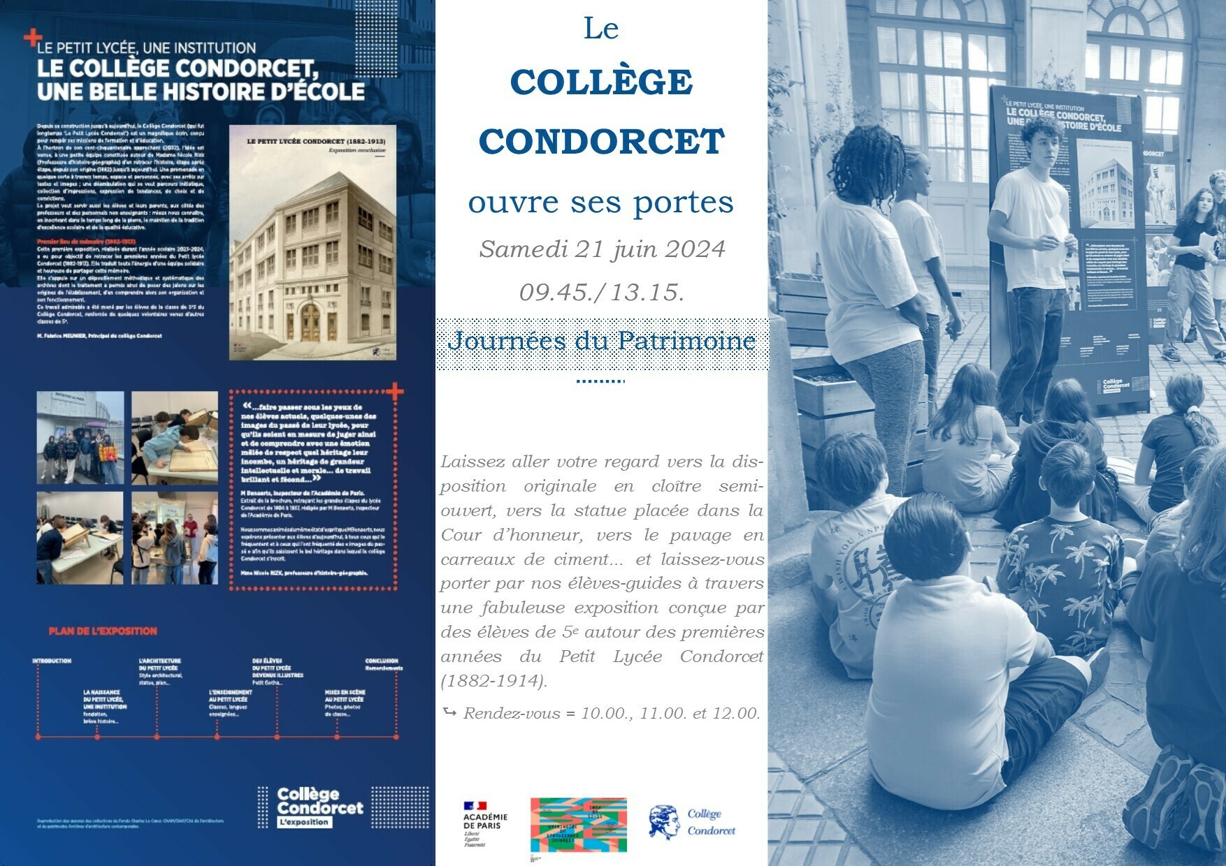 Exposition : Le collège Concorcet, une belle histoire... Le 21 sept 2024